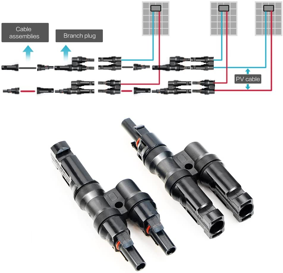 ALLPOWERS Branch Y type Solar Connectors ALLPOWERS