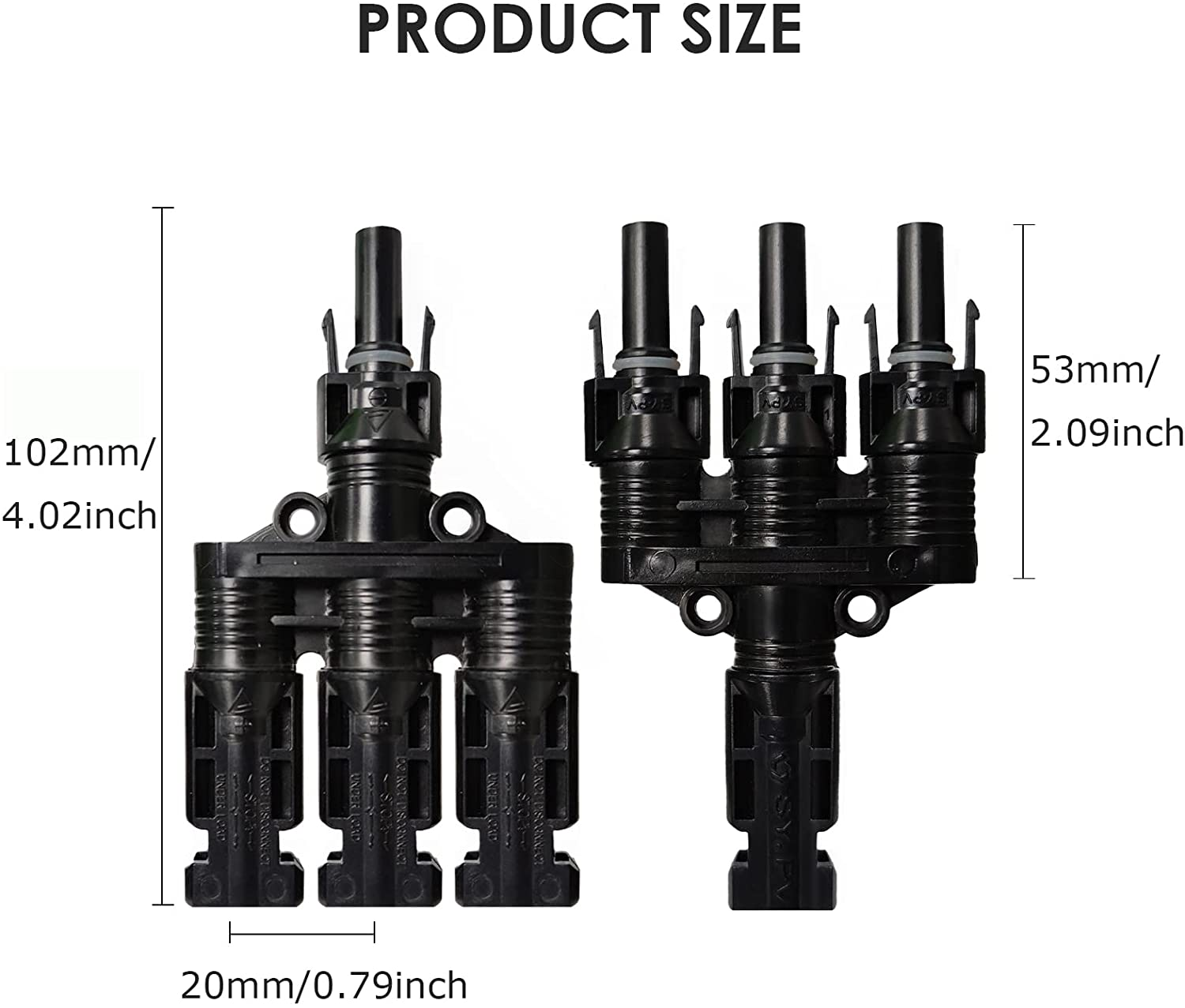 ALLPOWERS Solar T Branch Connectors for Parallel ALLPOWERS