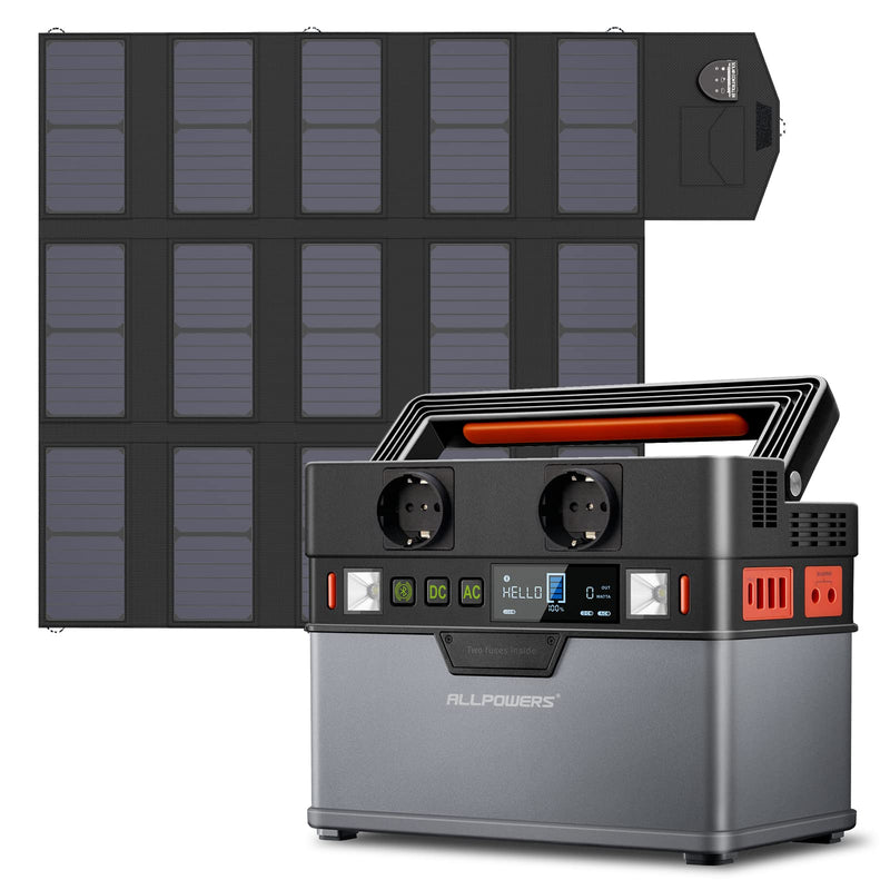 ALLPOWERS Solar Generator Kit 300W (S300 + SP012 Solar Panel)