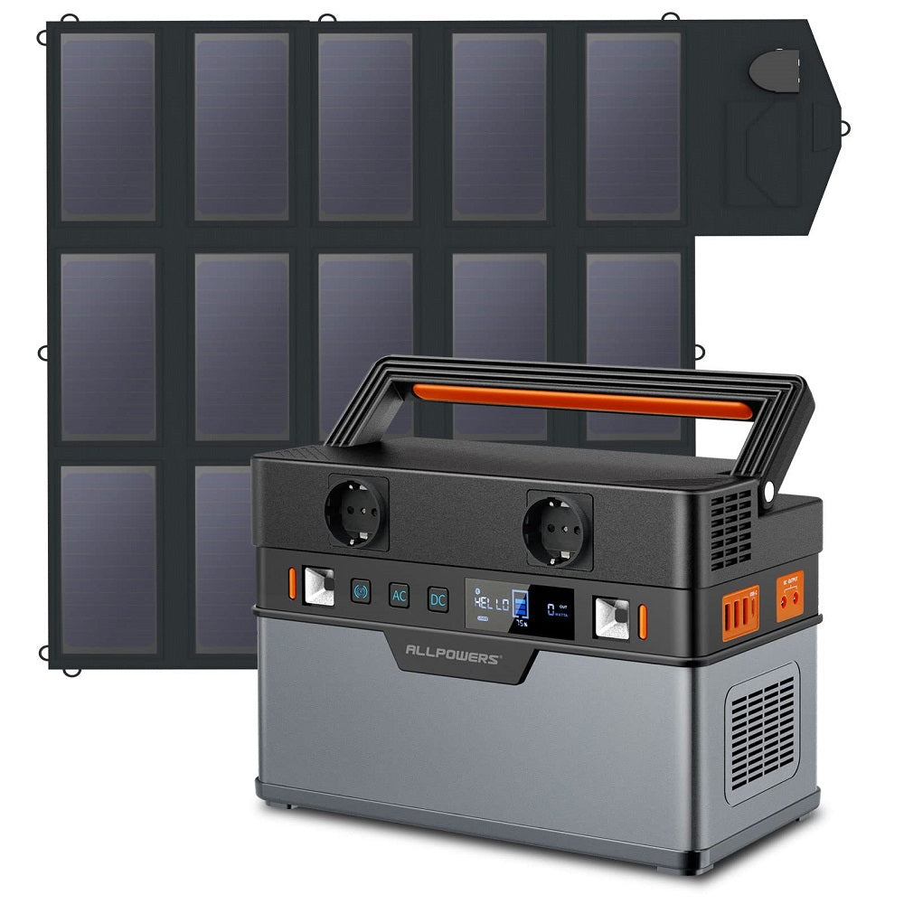 ALLPOWERS Solar Generator Kit 700W (S700 + SP012 100W Solar Panel)