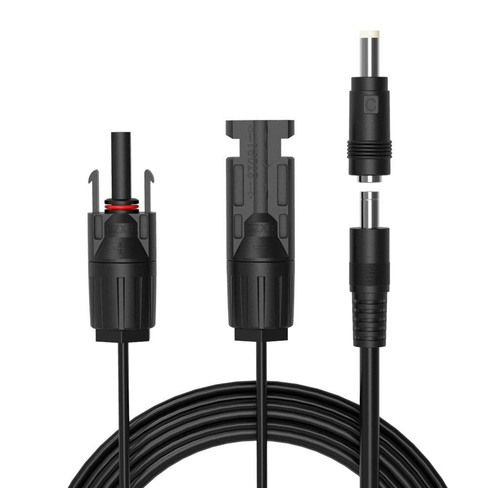 ALLPOWERS Solar Extension Cable With 5521 Connectors (1.5M 16AWG with solar Connectors)