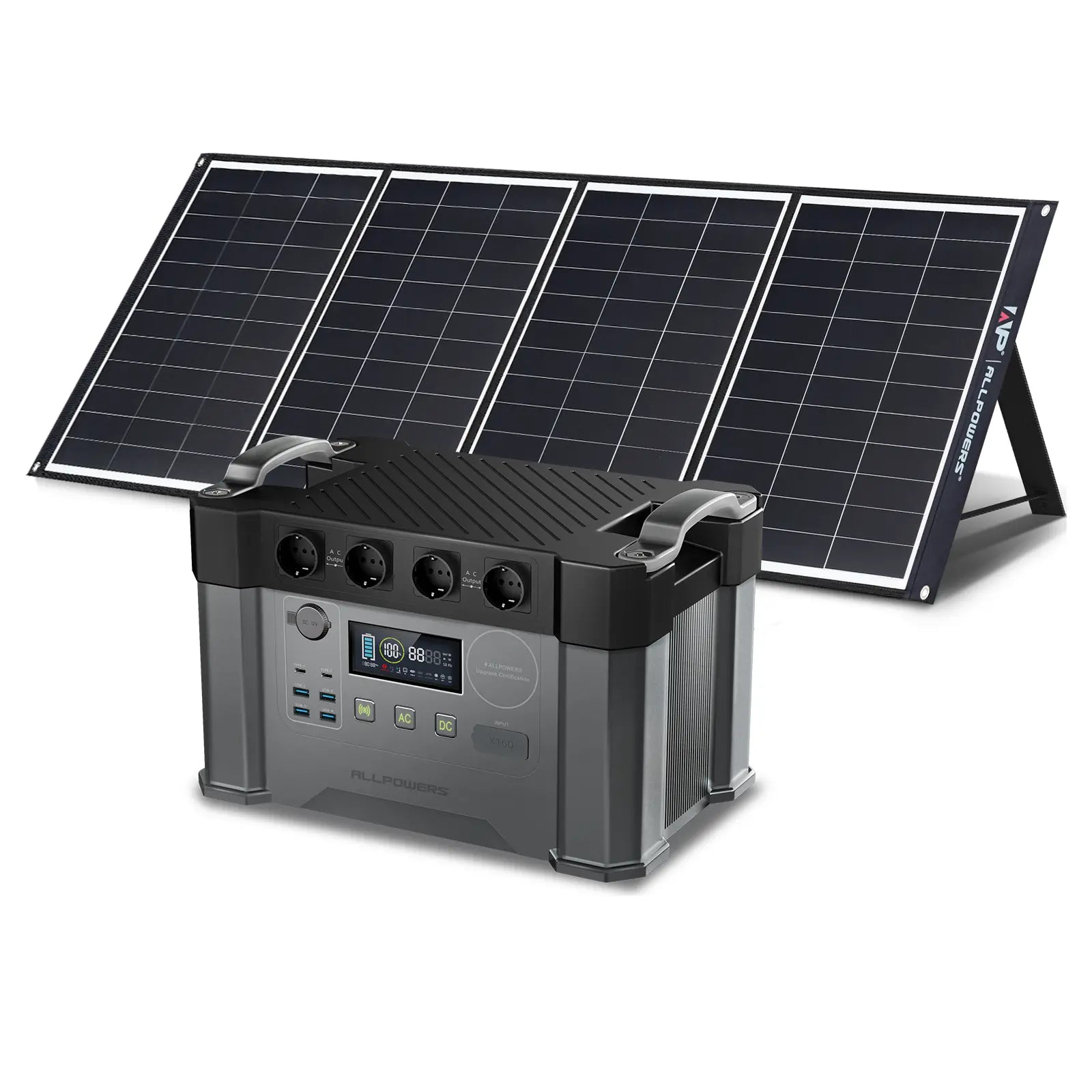 ALLPOWERS Solar Generator Kit 2000W (S2000 + SP035 200W Solar Panel)