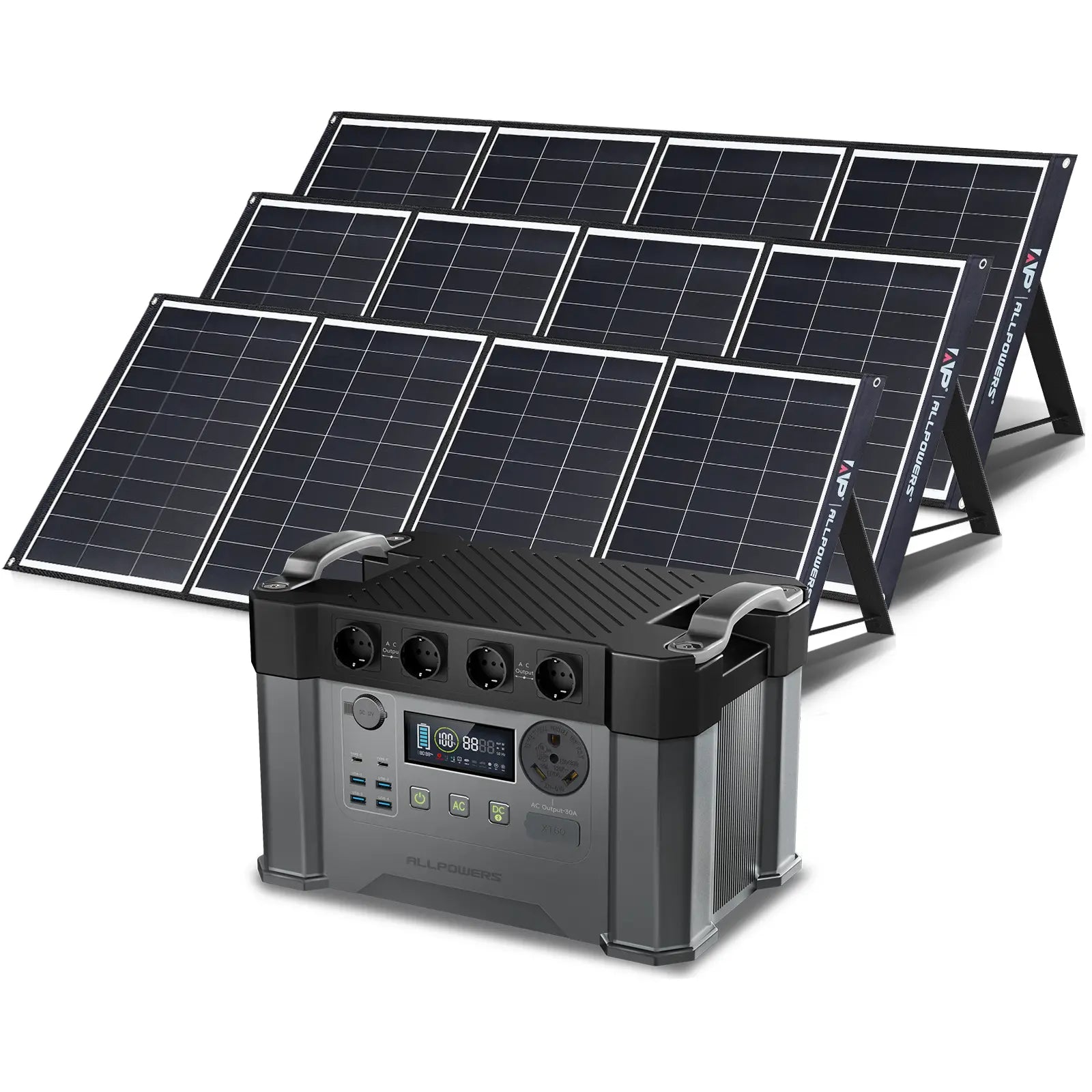 ALLPOWERS Solar Generator Kit 2400W (S2000 Pro + SP035 200W Solar Panel)