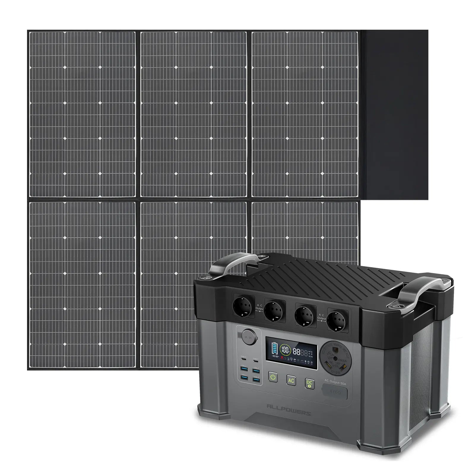ALLPOWERS Solar Generator Kit 2400W (S2000 Pro + SP039 600W Solar Panel)