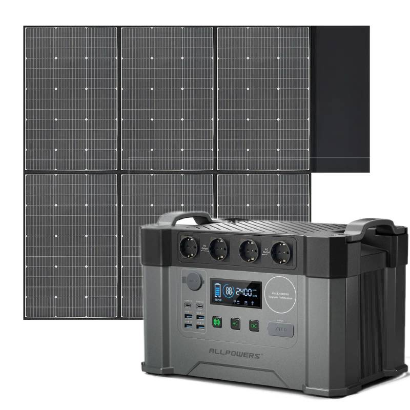 ALLPOWERS Solar Generator Kit 2400W (S2000 Pro + SP039 600W Solar Panel)