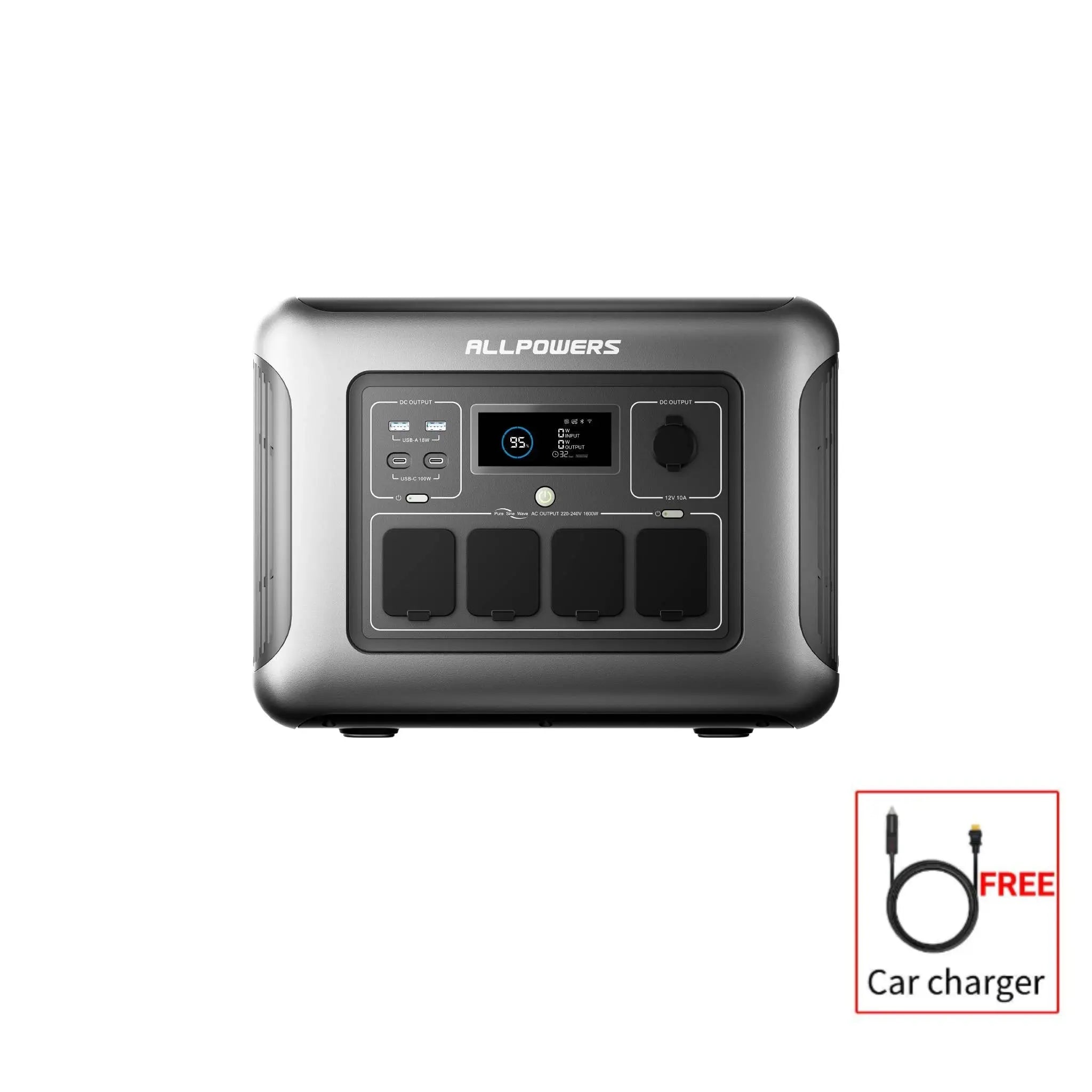 ALLPOWERS R1500 LITE Portable Power Station 1600W 1056Wh ALLPOWERS