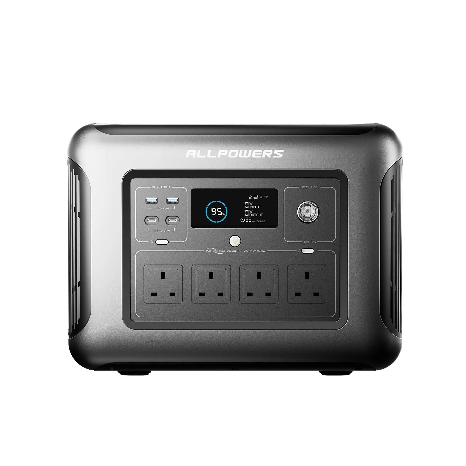 ALLPOWERS R1500 LITE Portable Power Station 1600W 1056Wh | UK Plug ALLPOWERS