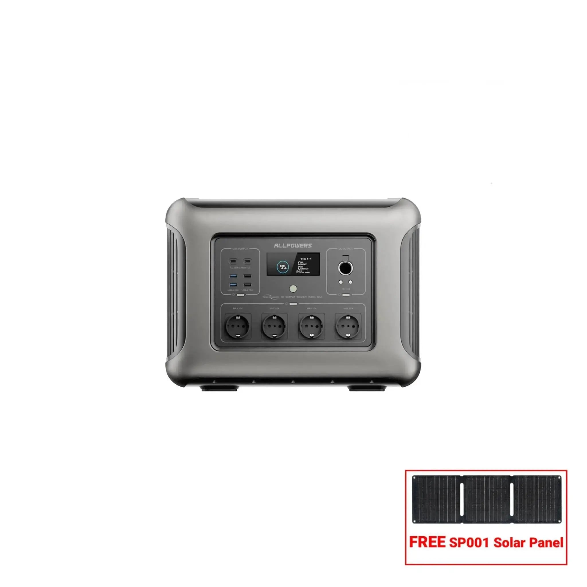 ALLPOWERS R2500 Portable Power Station 2500W 2016Wh LiFeP04 Battery ALLPOWERS
