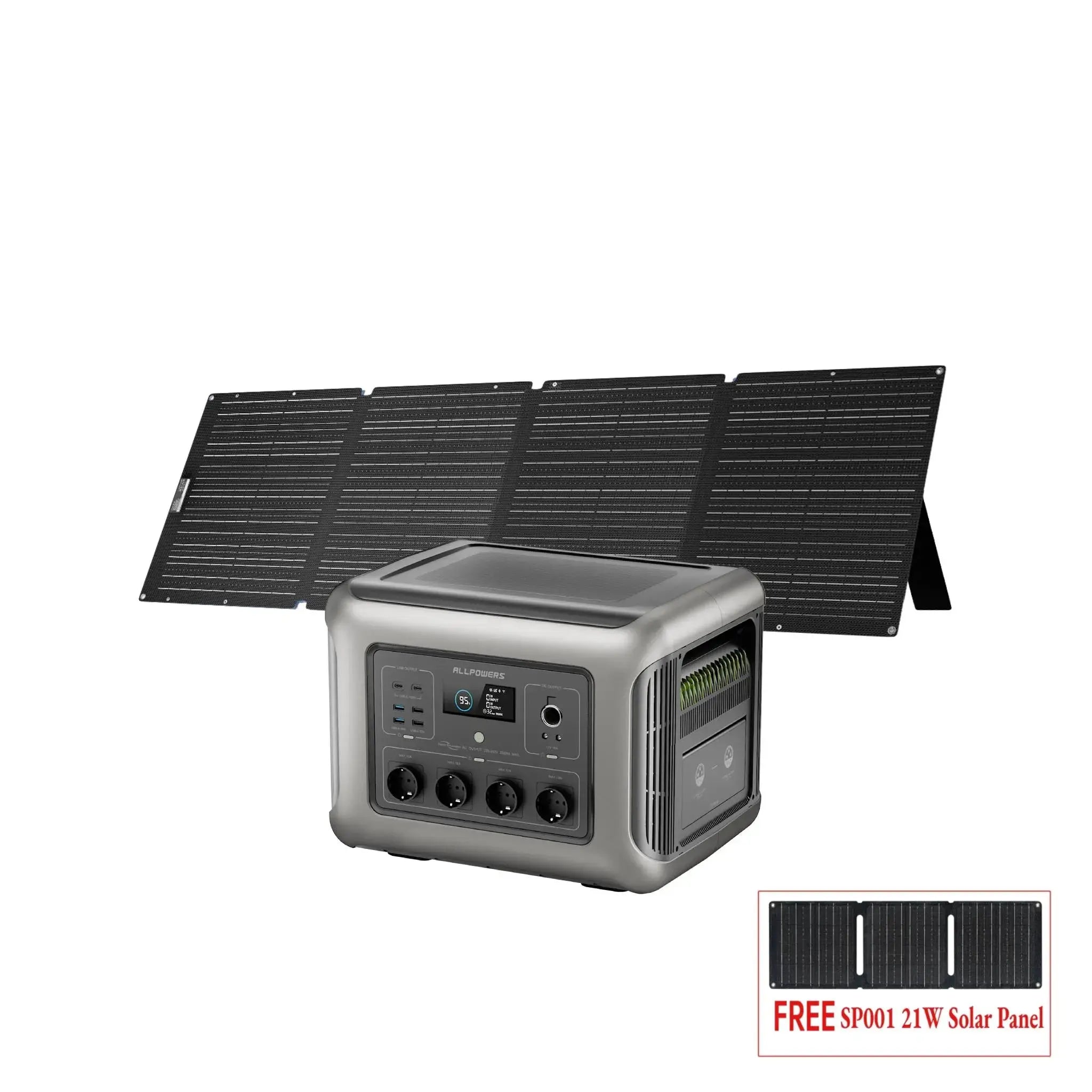 ALLPOWERS R2500 V2 Portable Power Station 2500W 1920Wh LiFeP04 Battery ALLPOWERS