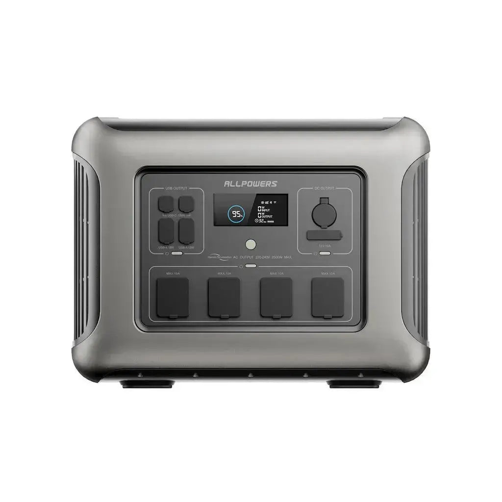 ALLPOWERS R2500 V2 Portable Power Station 2500W 1920Wh LiFeP04 Battery | UK Plug ALLPOWERS
