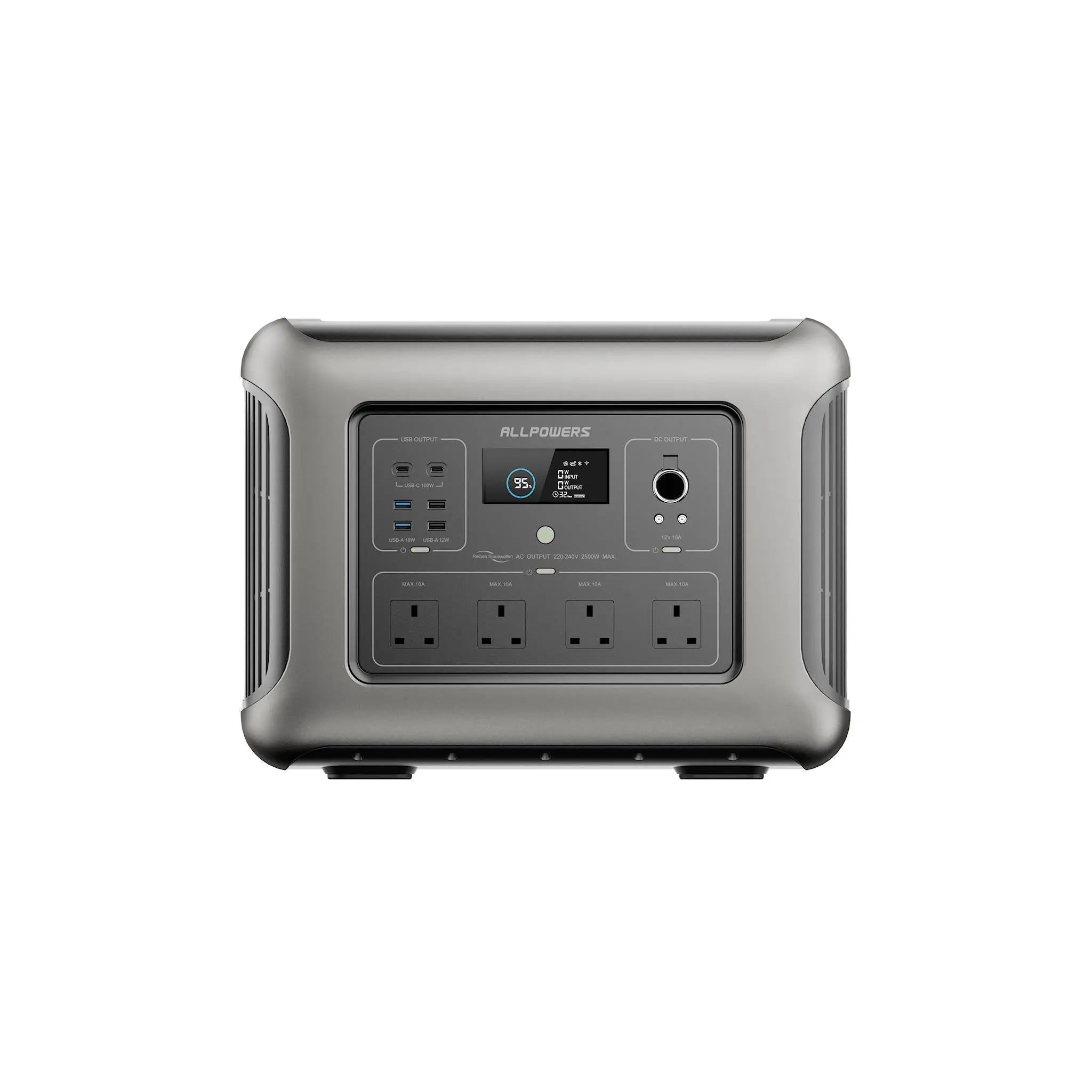 ALLPOWERS R2500 V2 Portable Power Station 2500W 1920Wh LiFeP04 Battery | UK Plug ALLPOWERS