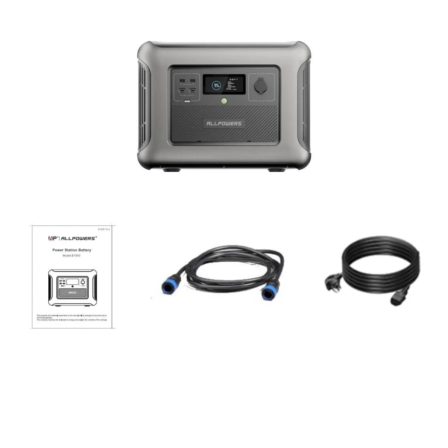 ALLPOWERS R2500 +2PCS B1000 Power Station | 2500W ,4320Wh - ALLPOWERS EU