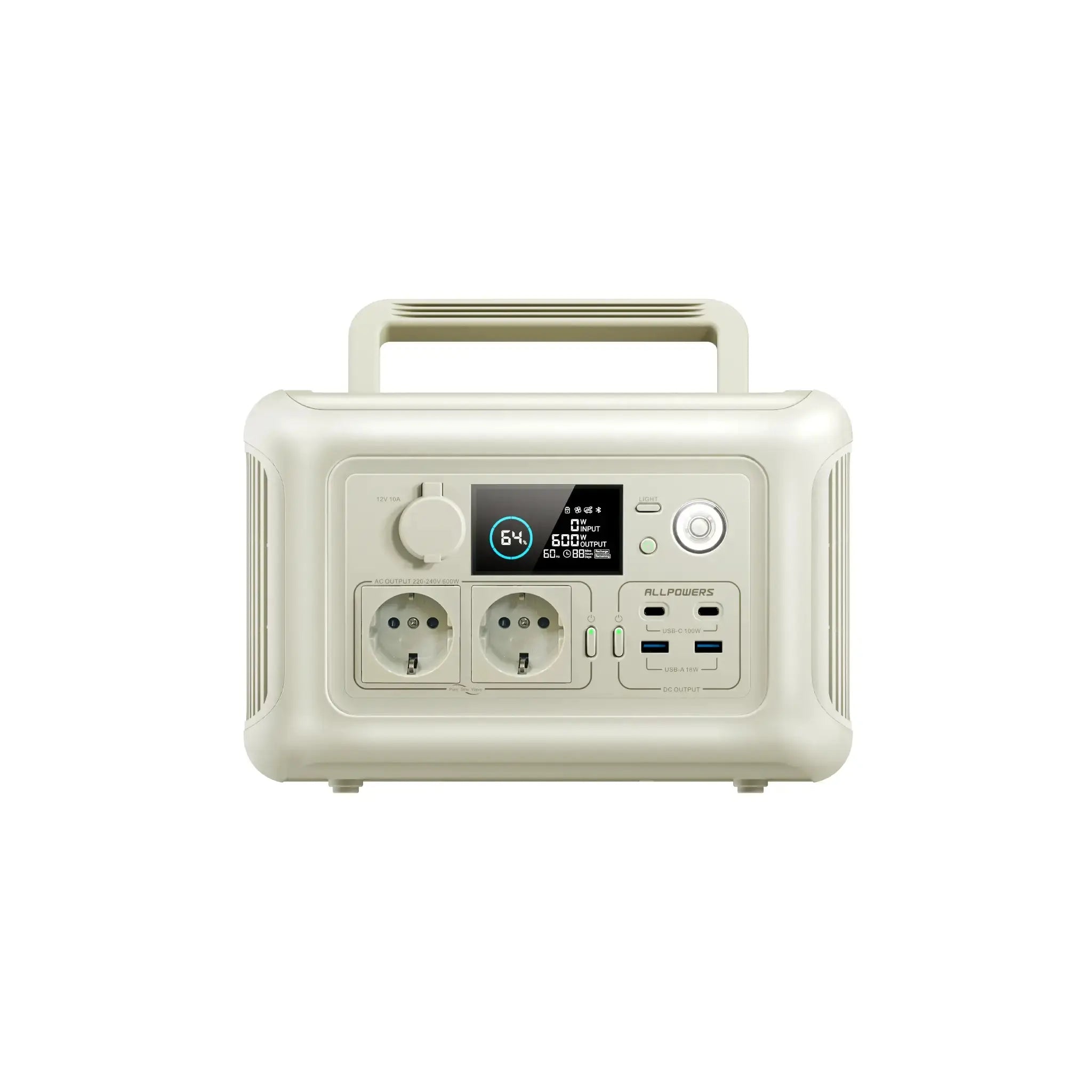 ALLPOWERS R600 Portable Power Station 600W 299Wh LiFeP04 Battery ALLPOWERS
