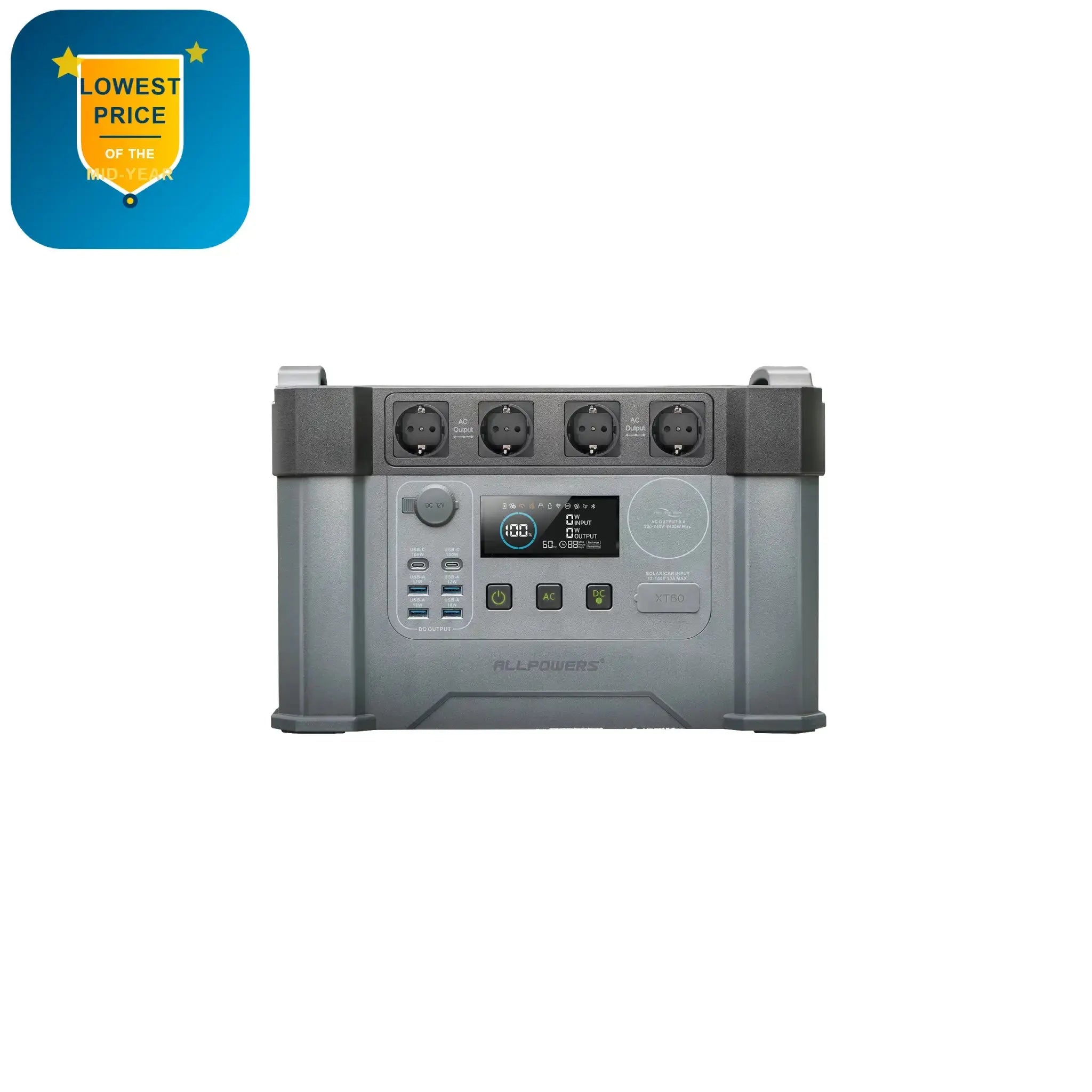 ALLPOWERS S2000 Pro Portable Power Station 2400W 1451Wh ALLPOWERS