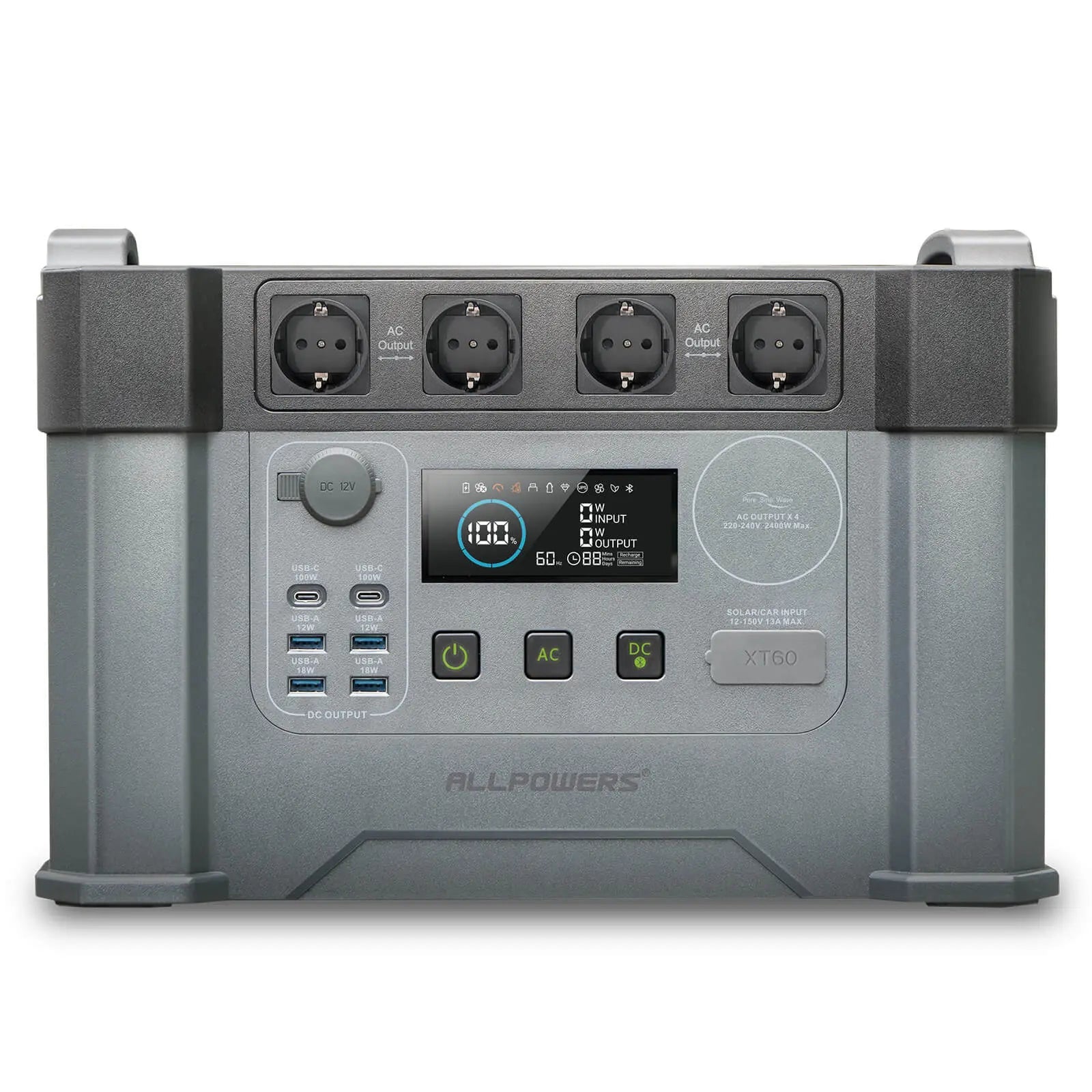 ALLPOWERS S2000 Pro Portable Power Station 2400W 1451Wh (Refurbished) - ALLPOWERS EU