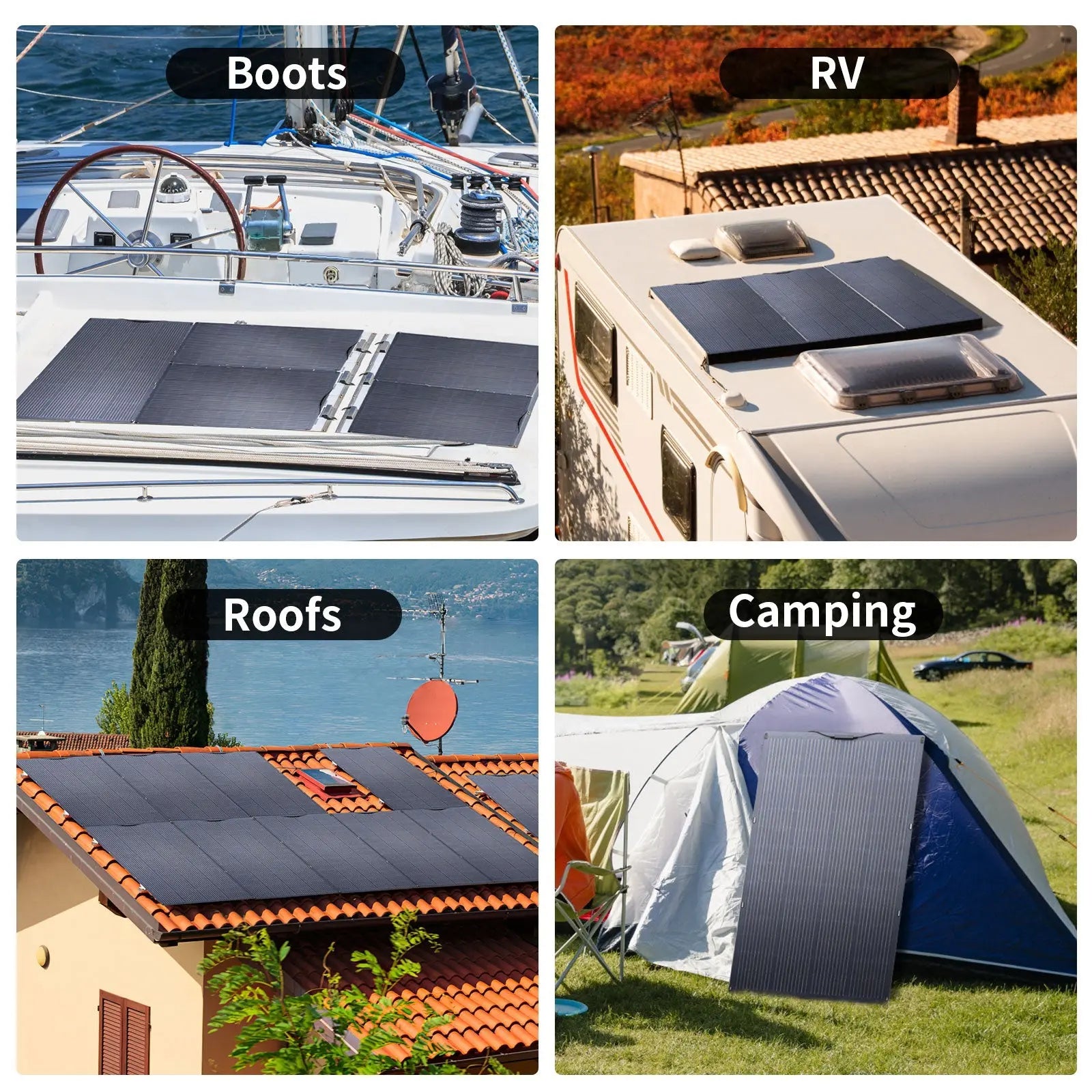 ALLPOWERS SF200 Flexible Solar Panel 200W ALLPOWERS