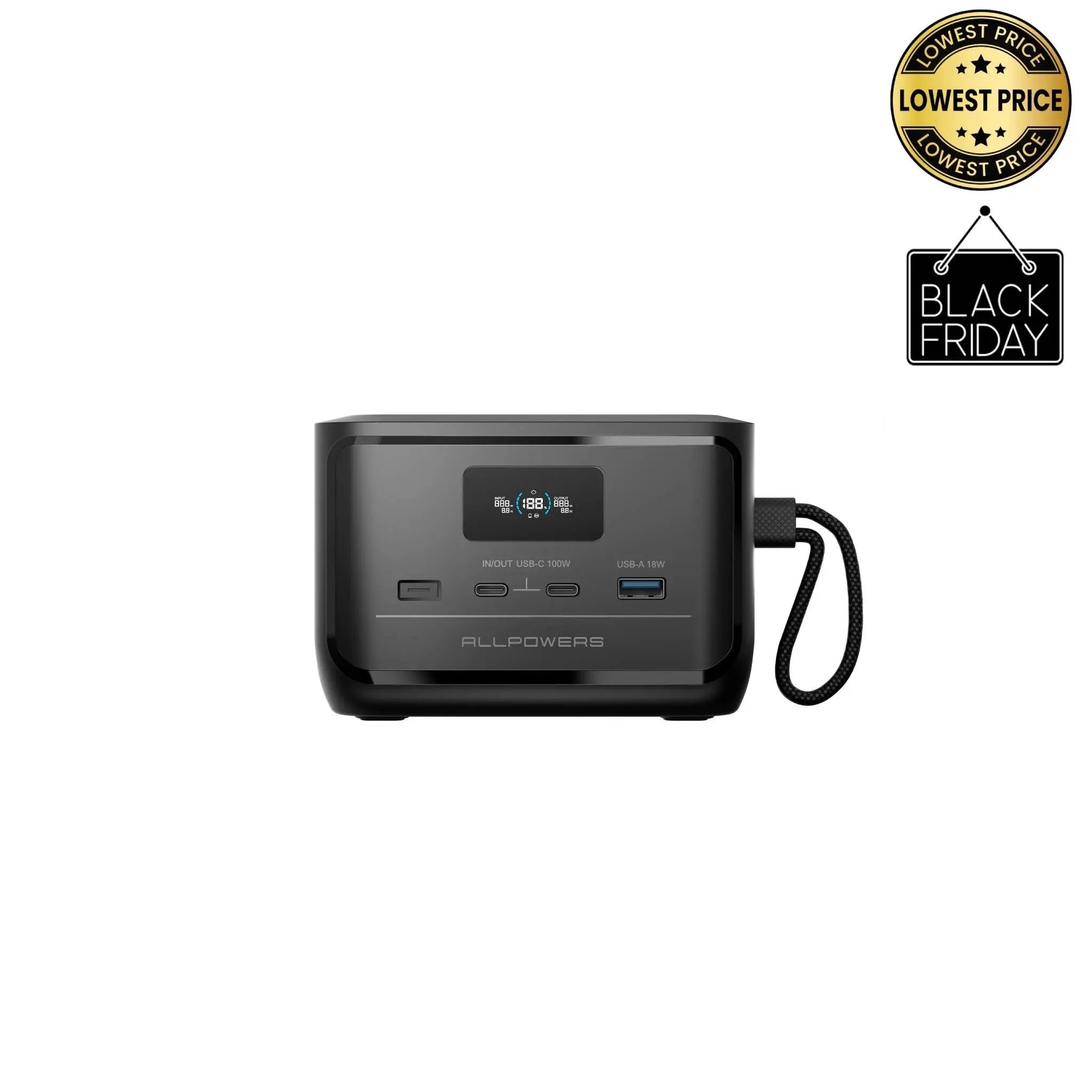 ALLPOWERS SOLAX P100 DC Portable Power Station | 128W 99.2Wh ALLPOWERS