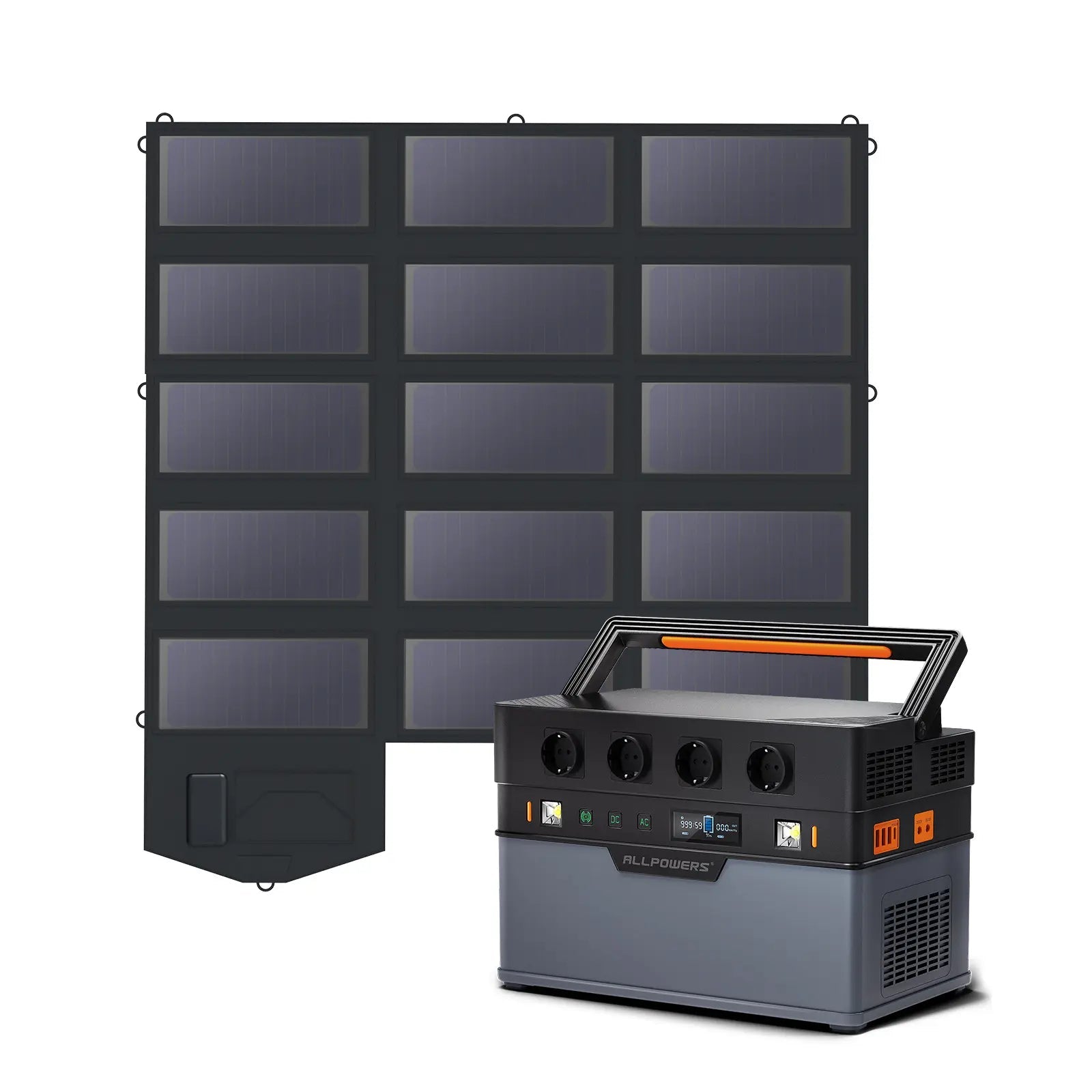 ALLPOWERS Solar Generator Kit 1500W (S1500 + SP012 100W Solar Panel) ALLPOWERS