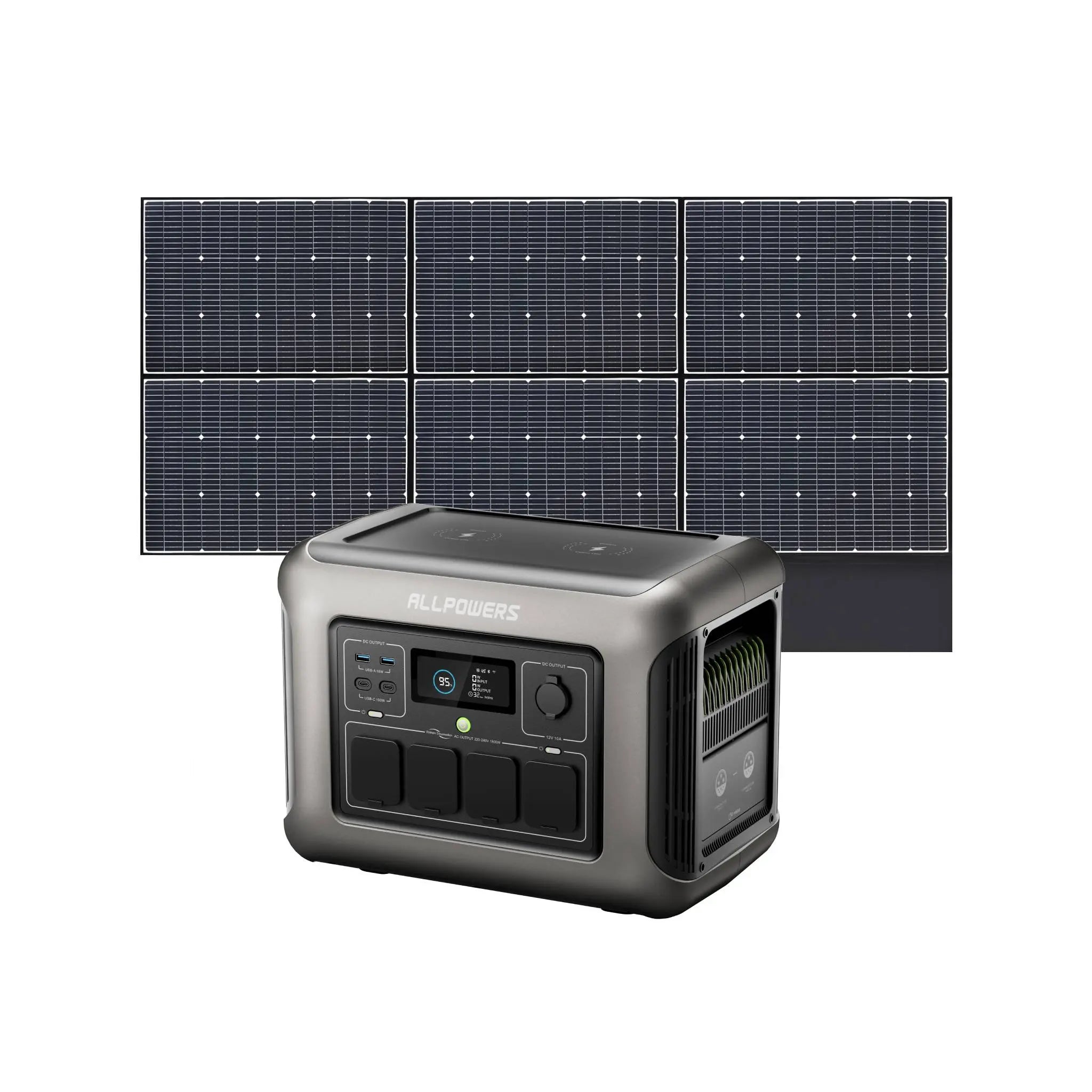 ALLPOWERS Solar Generator Kit 200W (S200 + SP012 100W Solar Panel)