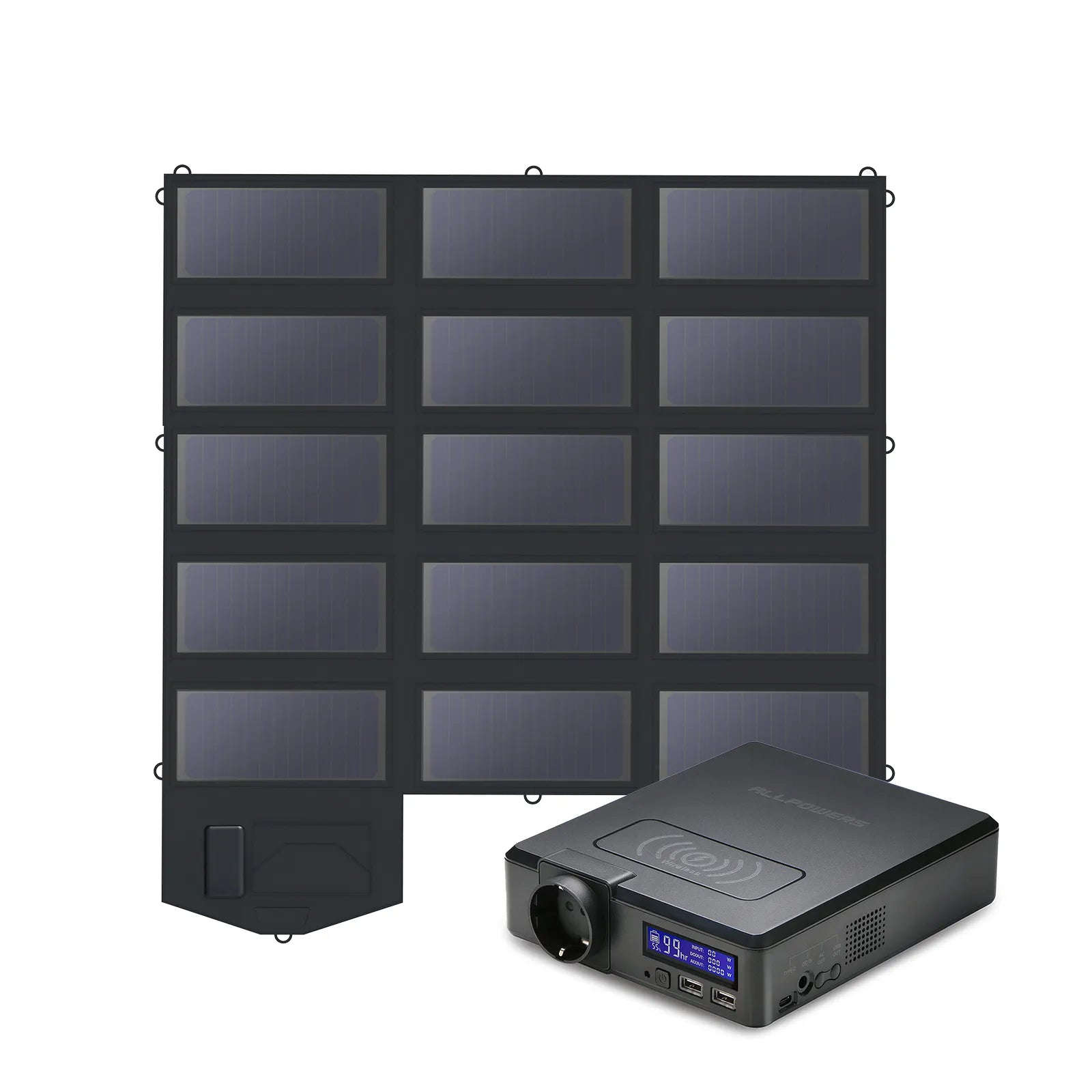 ALLPOWERS Solar Generator Kit 200W (S200 + SP012 100W Solar Panel) ALLPOWERS