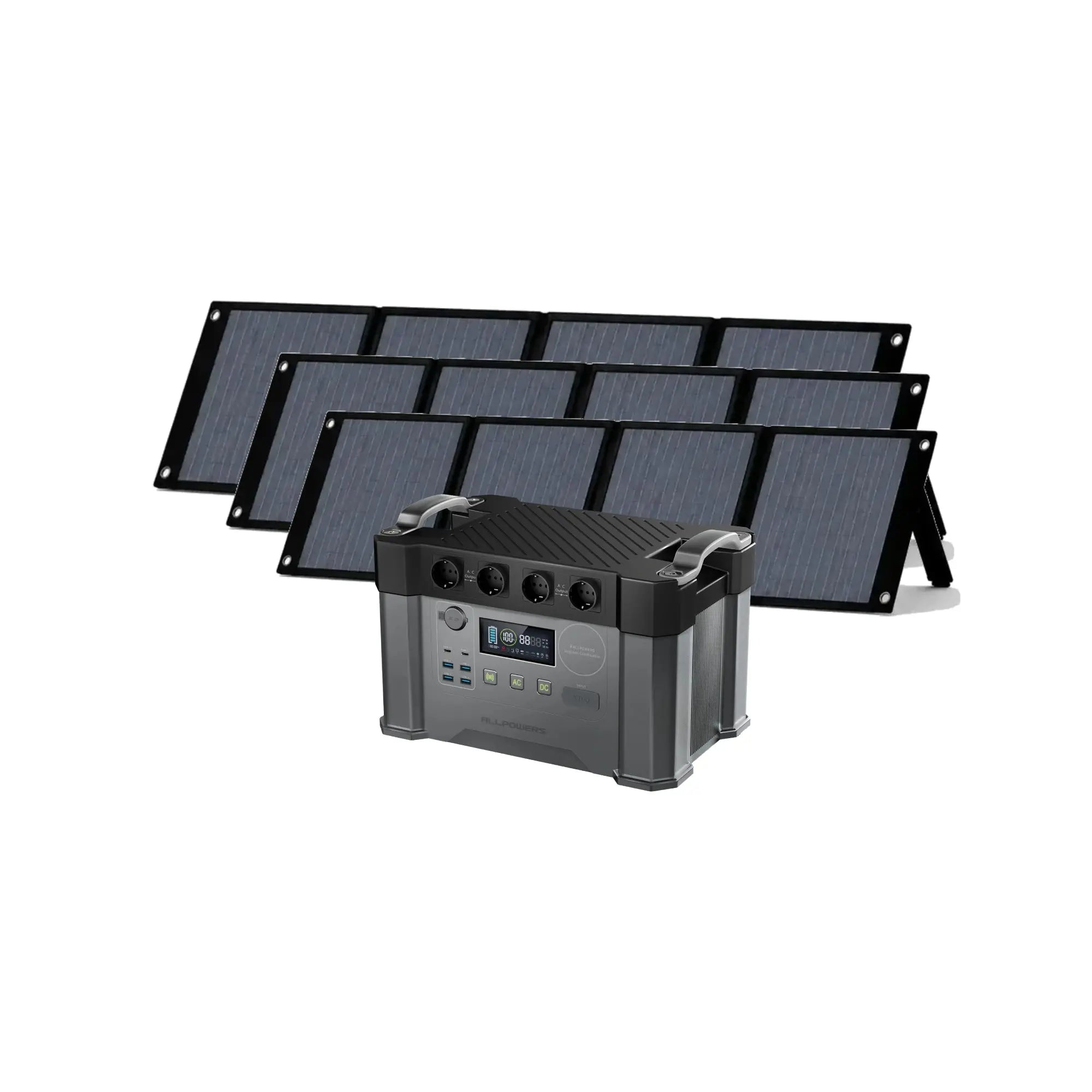 ALLPOWERS Solar Generator Kit 2400W (S2000 Pro + SP035 200W Solar Panel) ALLPOWERS