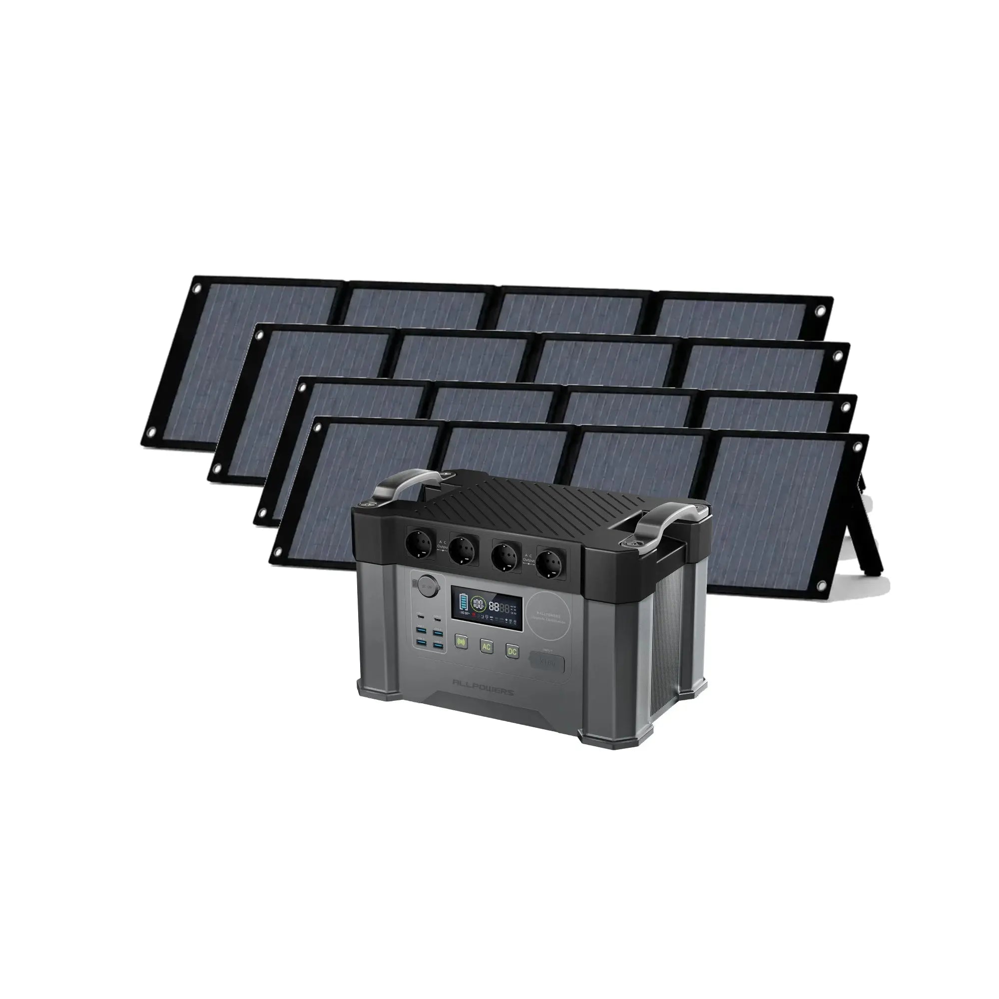 ALLPOWERS Solar Generator Kit 2400W (S2000 Pro + SP035 200W Solar Panel) ALLPOWERS