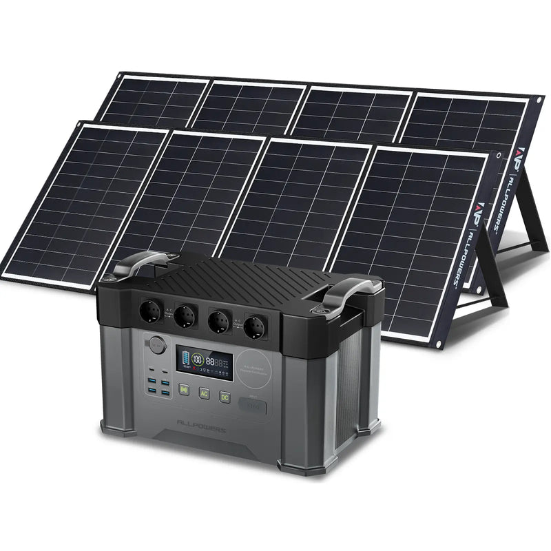 ALLPOWERS Solar Generator Kit 2400W (S2000 Pro + SP035 200W Solar Panel) ALLPOWERS
