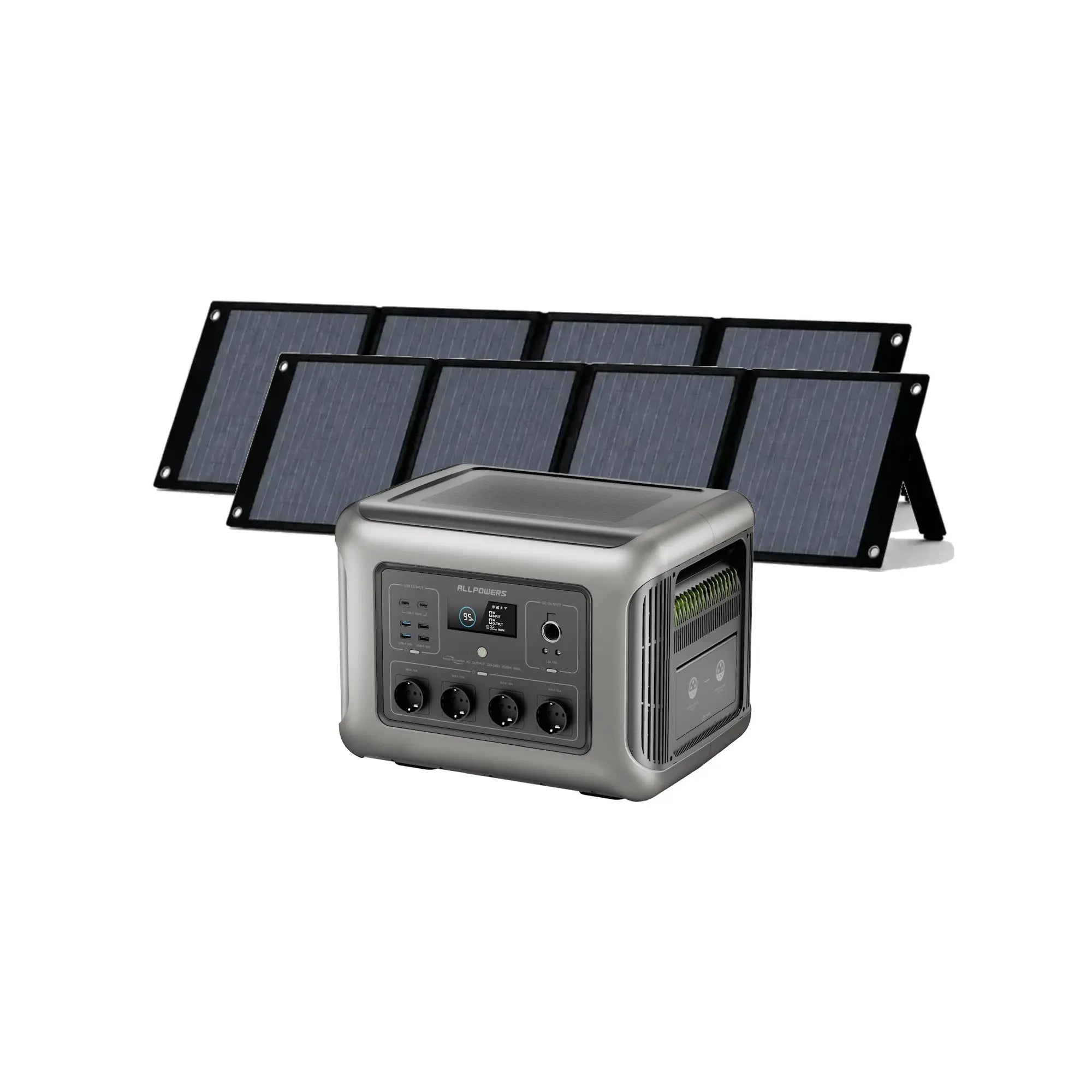 ALLPOWERS Solar Generator Kit 2500W (R2500 V2 + SP035 200W Solar Panel) ALLPOWERS