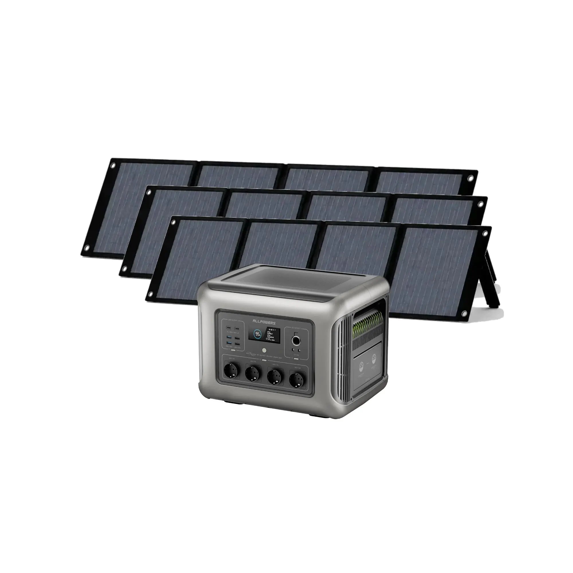 ALLPOWERS Solar Generator Kit 2500W (R2500 V2 + SP035 200W Solar Panel) ALLPOWERS