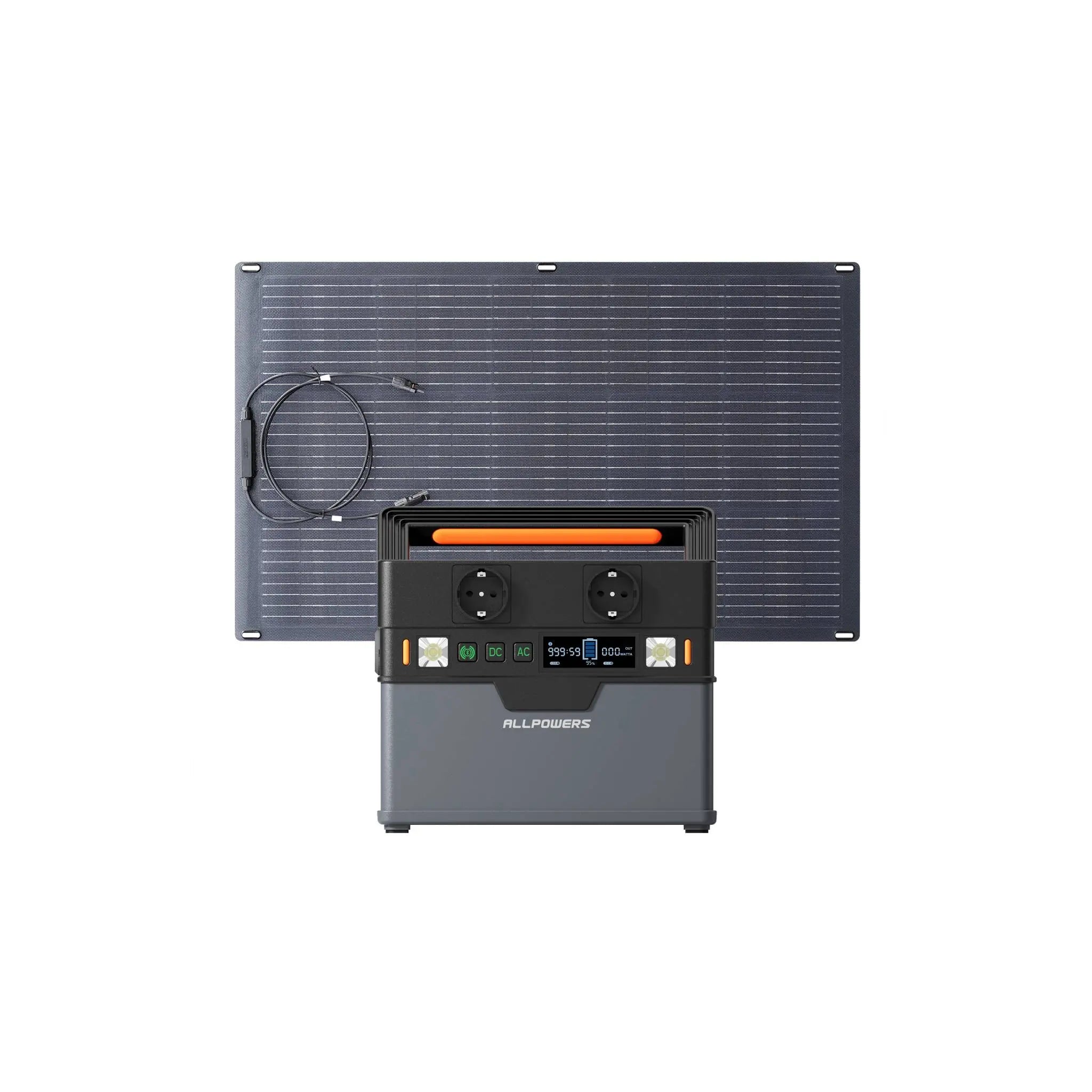 ALLPOWERS Solar Generator Kit 300W (S300 PLUS + SF100 100W Flexible Solar Panel) ALLPOWERS