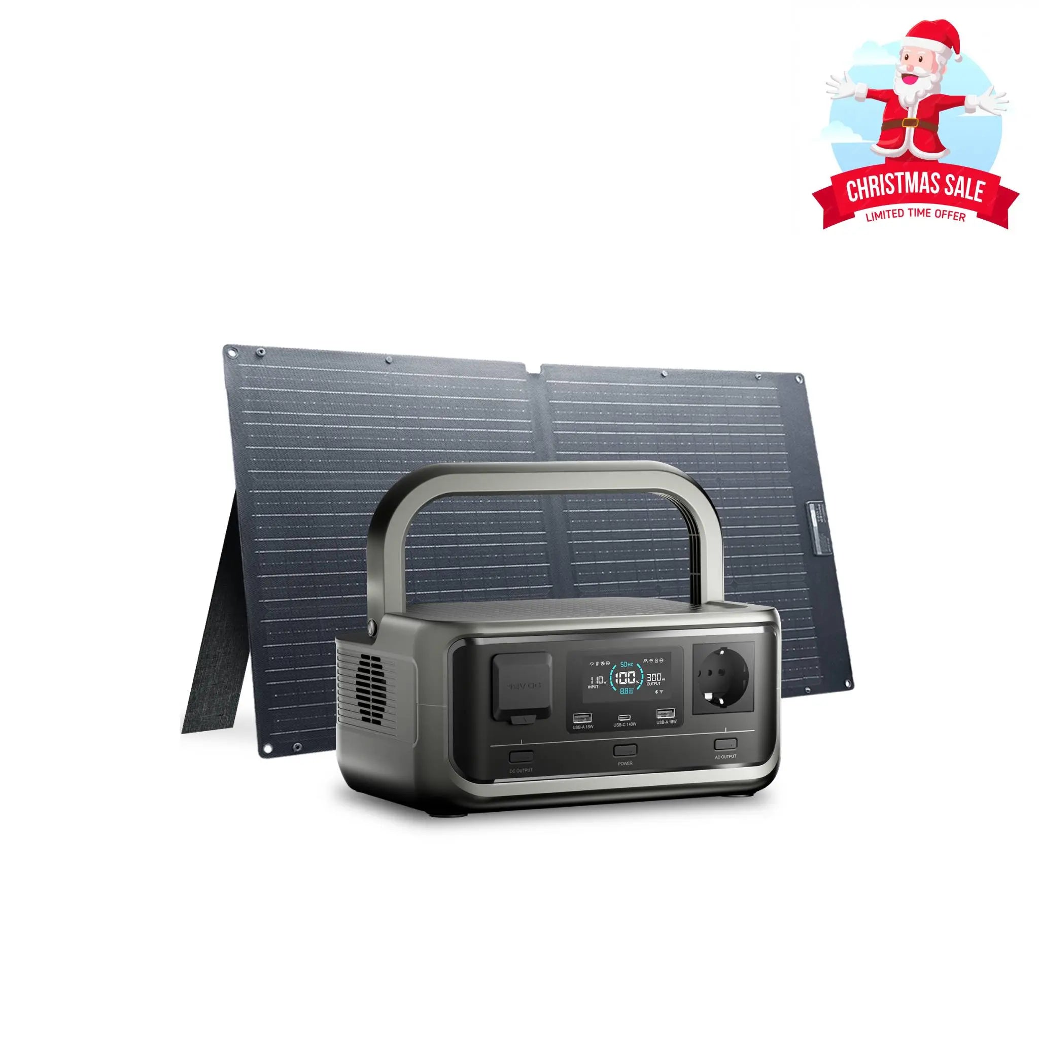 ALLPOWERS Solar Generator Kit 300W (VOLIX P300+SOLAX SE100 100W Solar Panel) ALLPOWERS EU