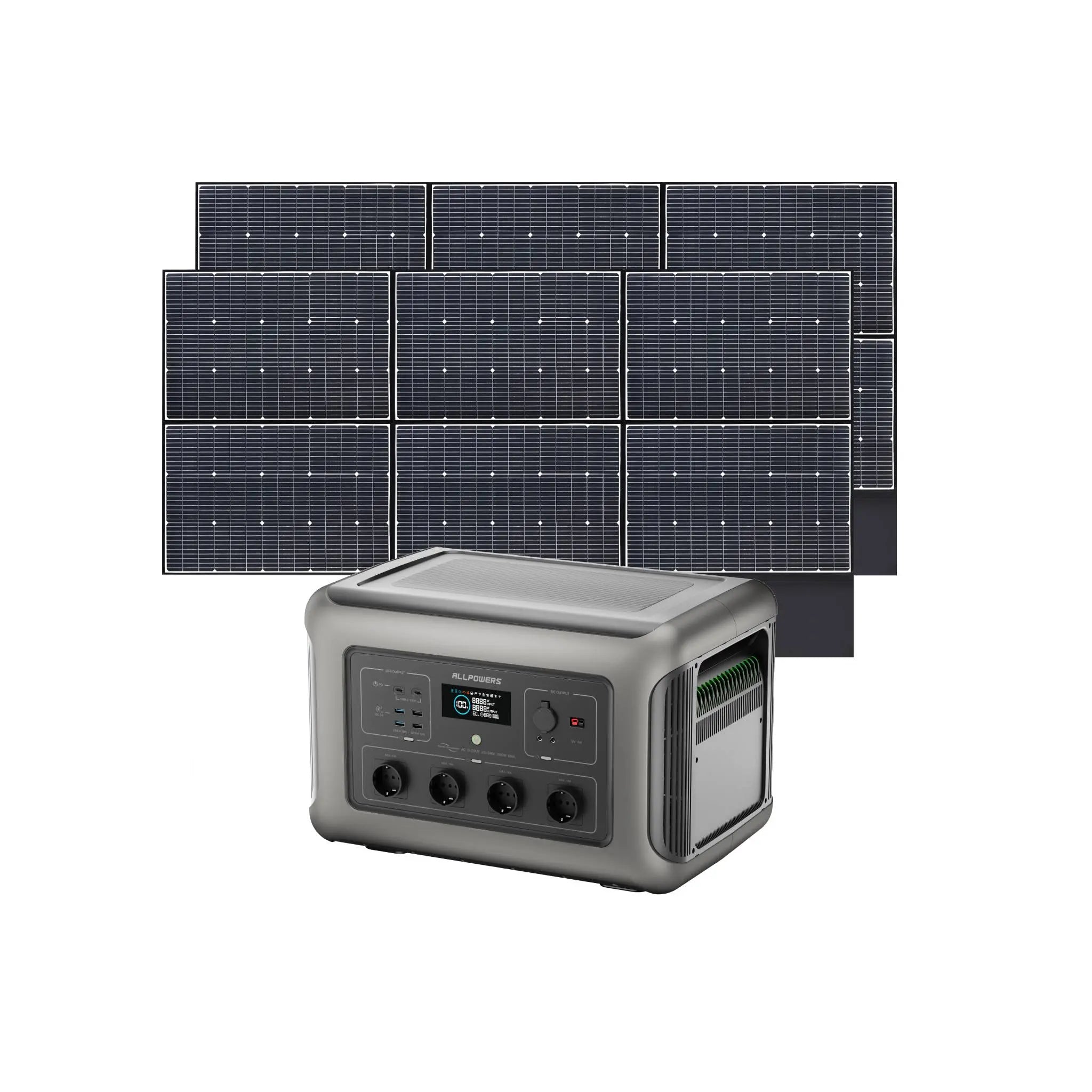 ALLPOWERS Solar Generator Kit 3500W (R3500 + SP039 600W Solar Panel) ALLPOWERS