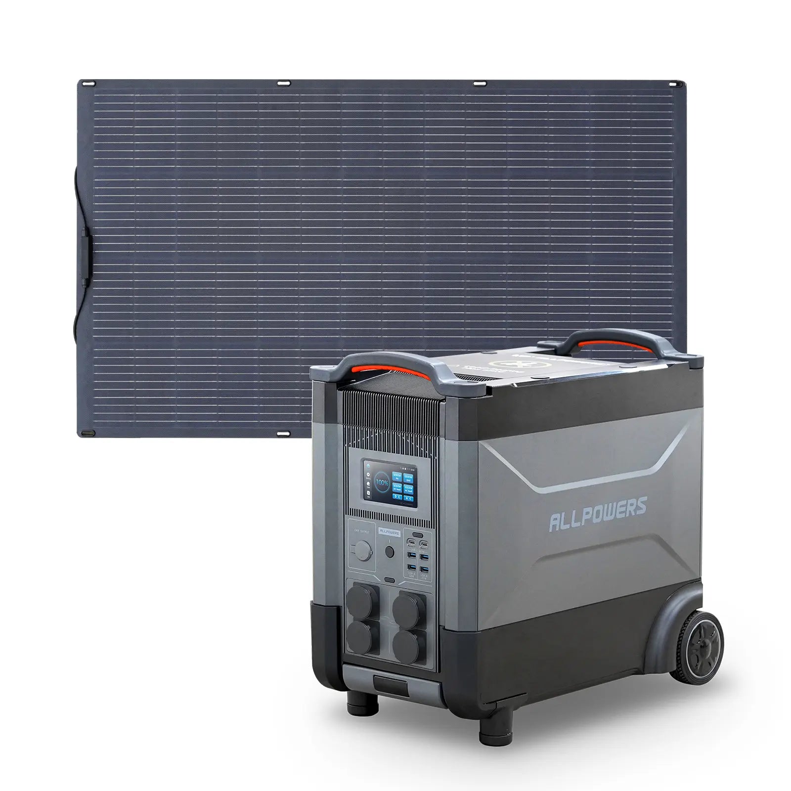 ALLPOWERS Solar Generator Kit 4000W (R4000 + SF200 200W Flexible Solar Panel) ALLPOWERS