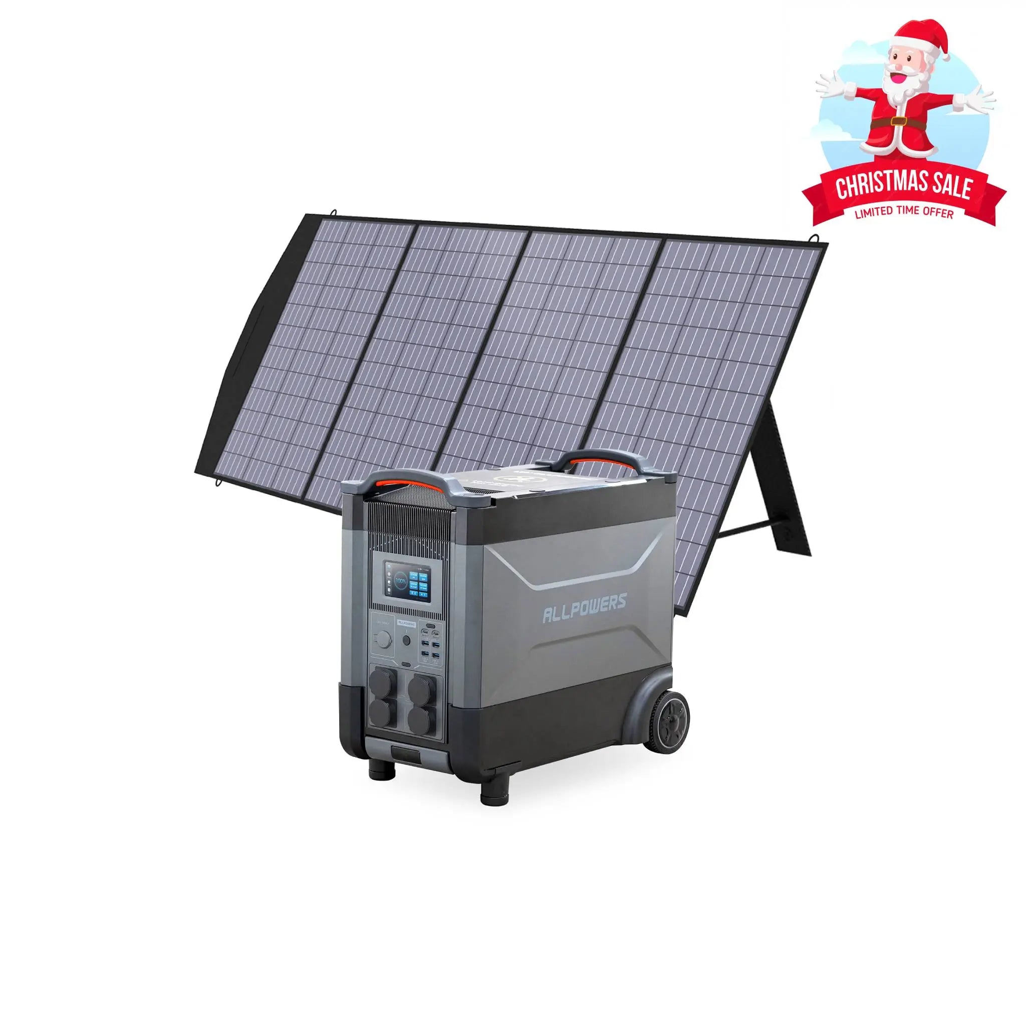 ALLPOWERS Solar Generator Kit 4000W (R4000 + SP033 200W Solar Panel) ALLPOWERS