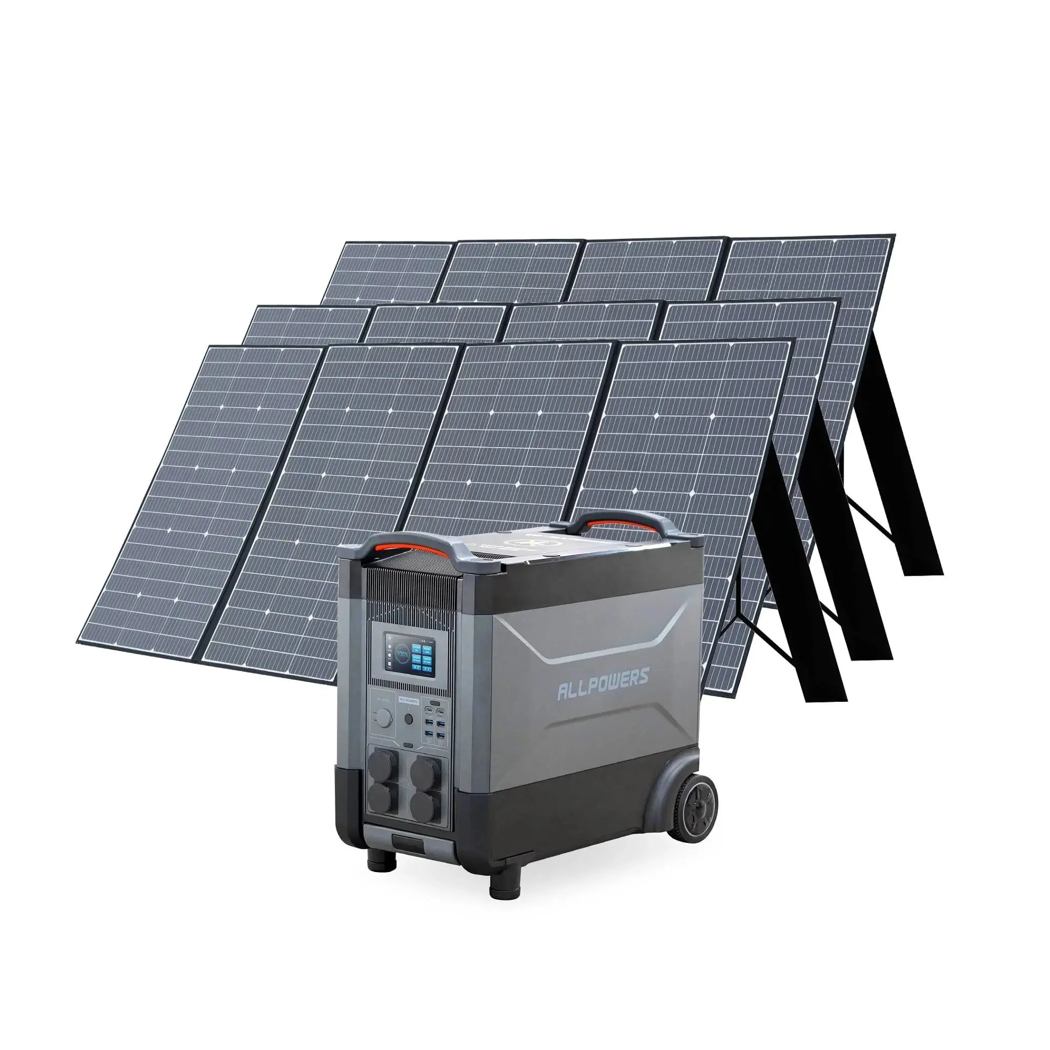 ALLPOWERS Solar Generator Kit 4000W (R4000 + SP037 400W Solar Panel) ALLPOWERS