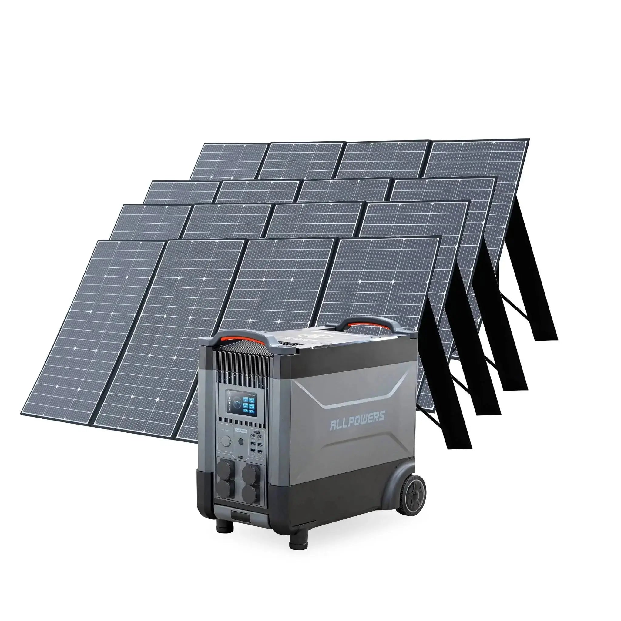 ALLPOWERS Solar Generator Kit 4000W (R4000 + SP037 400W Solar Panel) ALLPOWERS