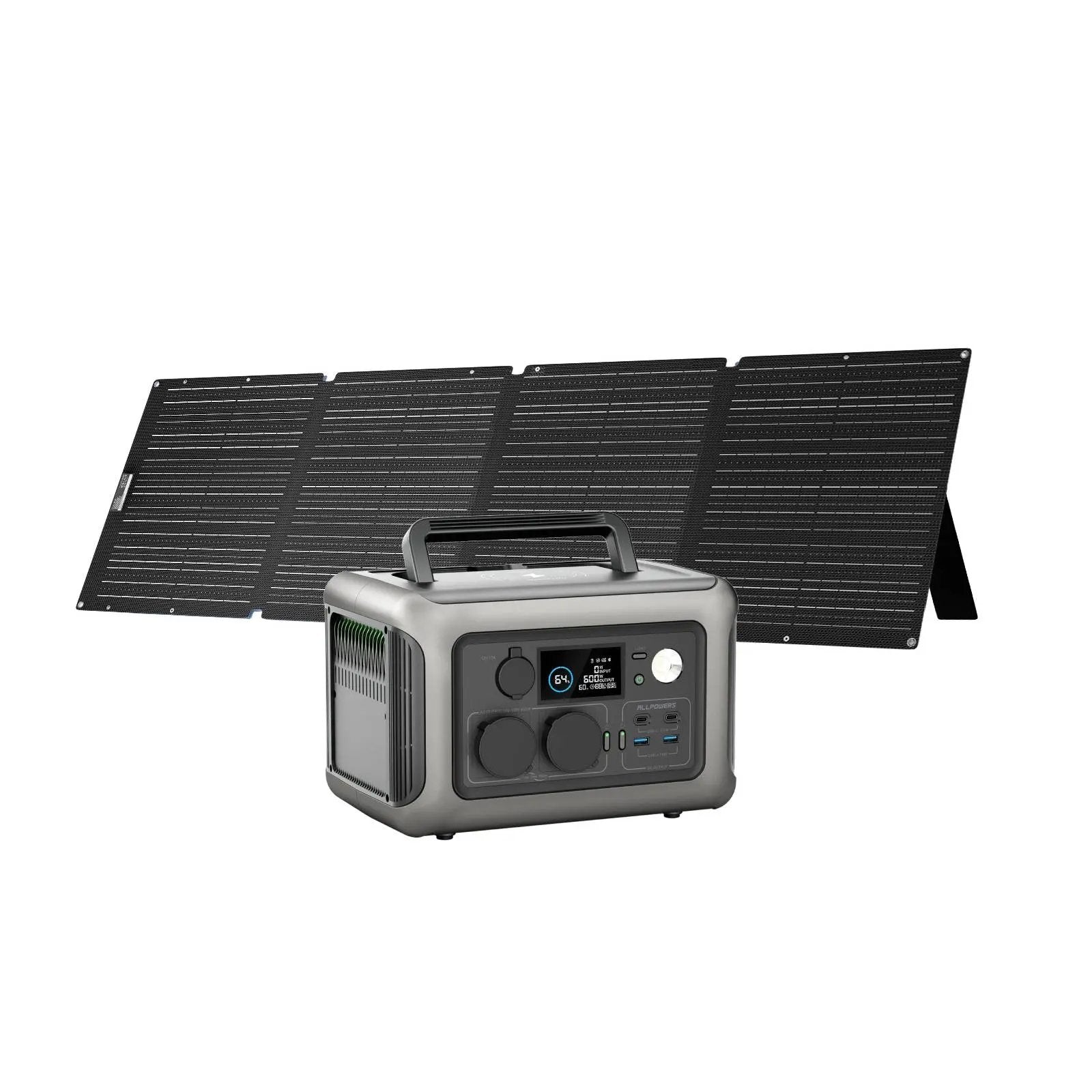 ALLPOWERS Solar Generator Kit 600W (R600 + SOLAX SE200 100W Solar Panel) ALLPOWERS