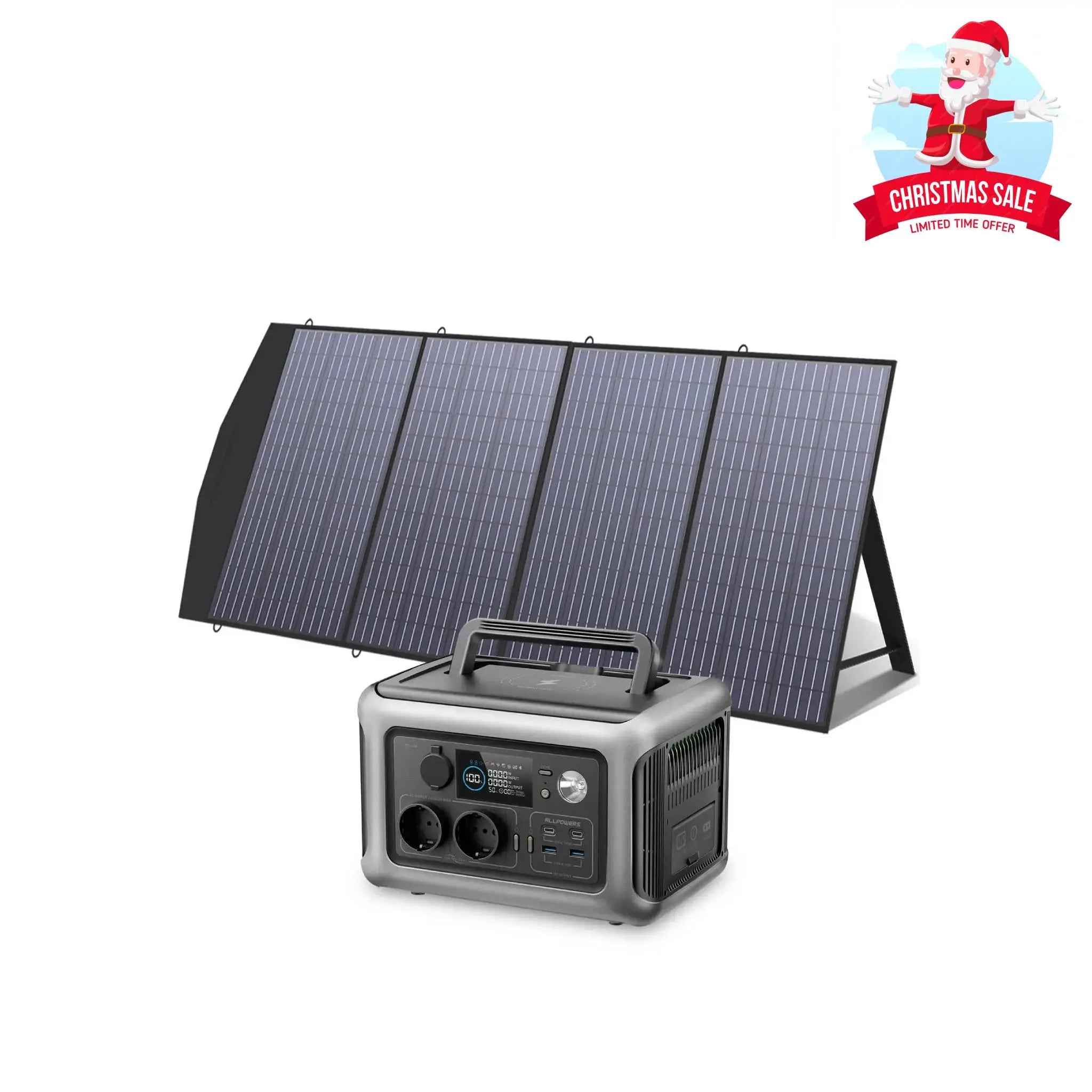 ALLPOWERS Solar Generator Kit 600W (R600 + SP033 200W Solar Panel) ALLPOWERS