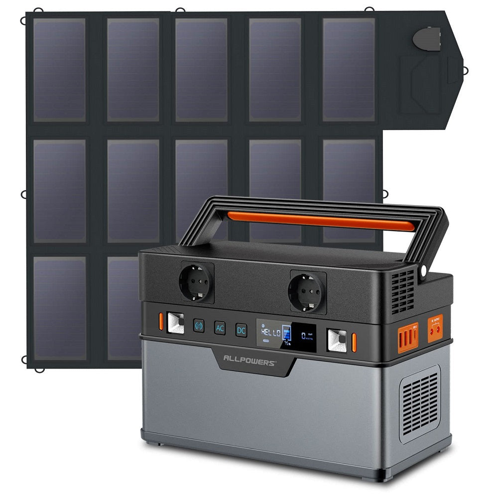 ALLPOWERS Solar Generator Kit 700W (S700 + SP012 100W Solar Panel) ALLPOWERS