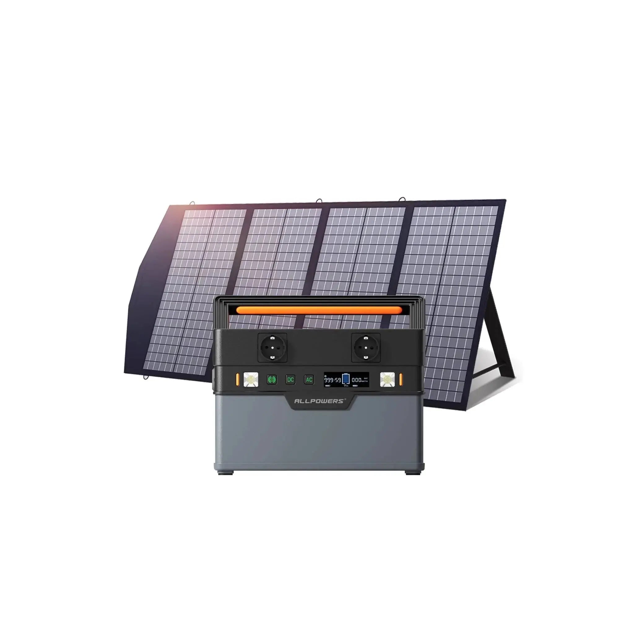 ALLPOWERS Solar Generator Kit 700W (S700 + SP029 140W Solar Panel) ALLPOWERS
