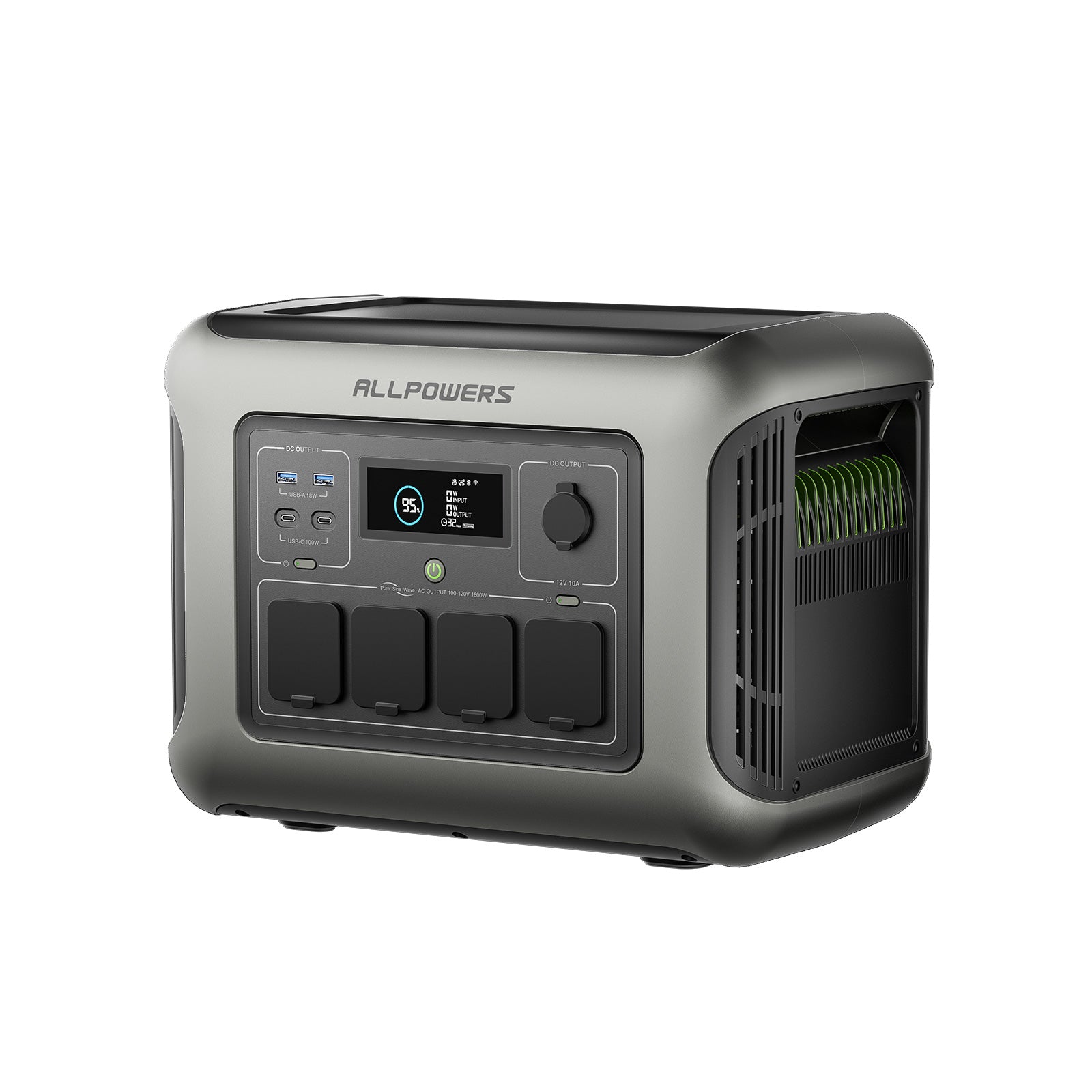 ALLPOWERS R1500 Przenośna Stacja Zasilania 1800 W 1152 Wh Bateria LiFePO4