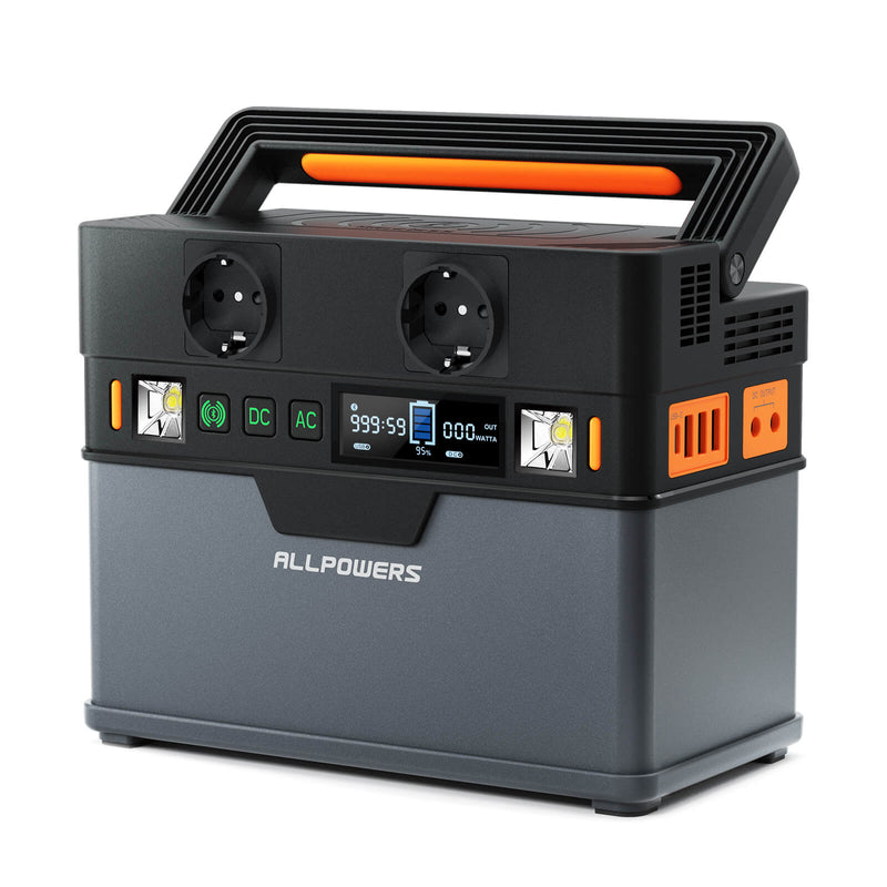 ALLPOWERS S300 Solar Generator Portable Power Station 300W 288Wh with SP020 60W Solar Panel