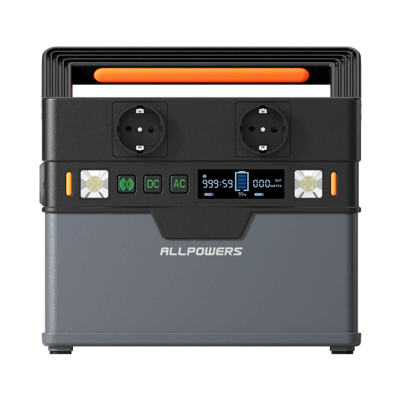 ALLPOWERS S300 Solar Generator Portable Power Station 300W 288Wh with SF100 100W Solar Panel