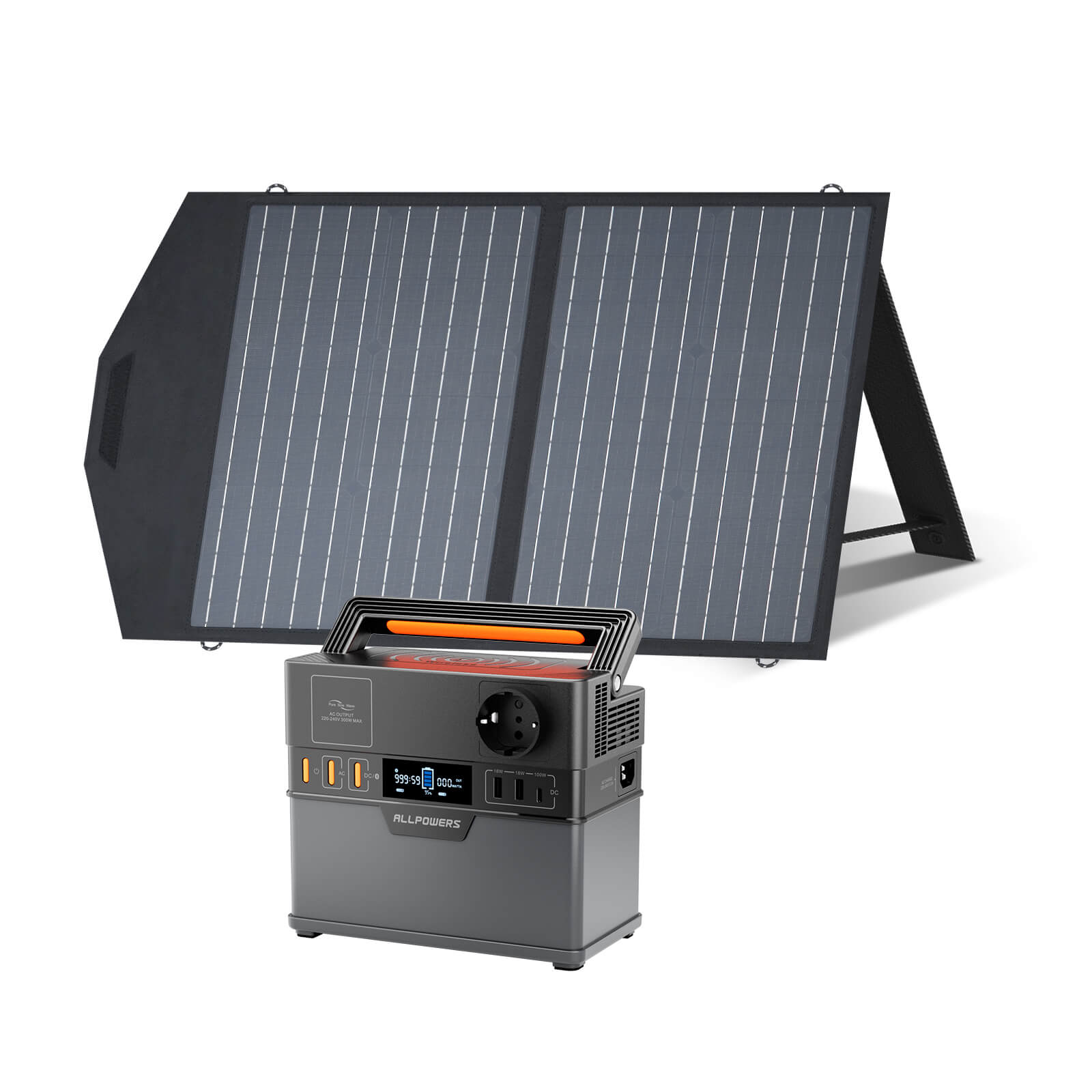 ALLPOWERS Solar Generator Kit 300W (S300 Plus + SP020 60W Solar Panel)