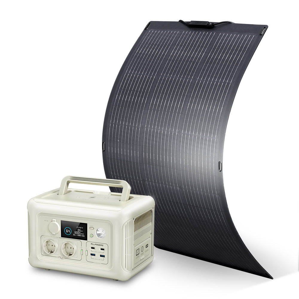 ALLPOWERS R600 Portable Power Station 600W 299Wh LiFeP04 Battery