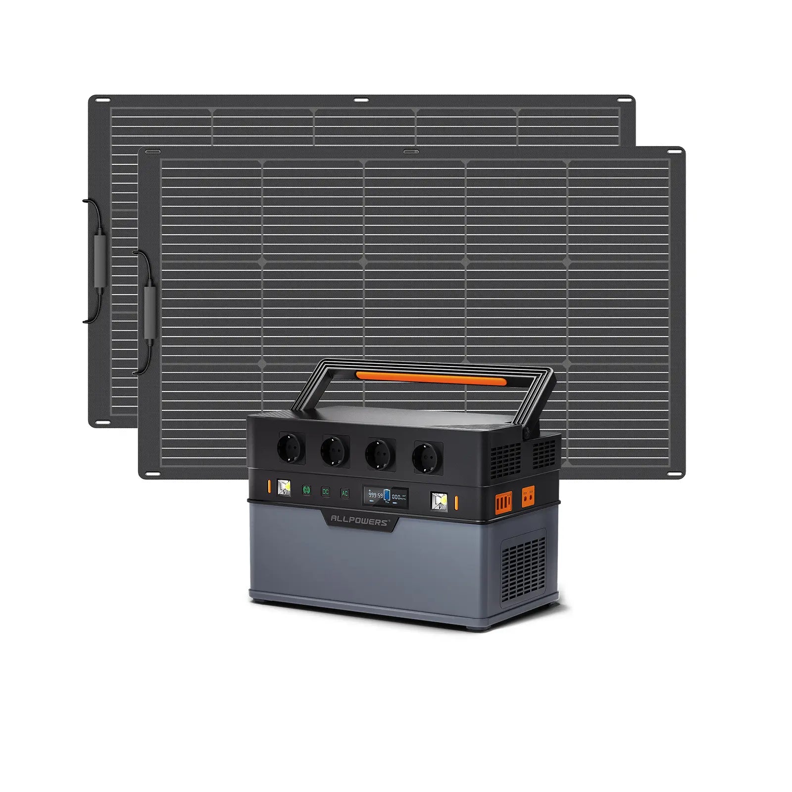 ALLPOWERS Solar Generator Kit 1500W (S1500 + SF100 100W Flexible Solar Panel)