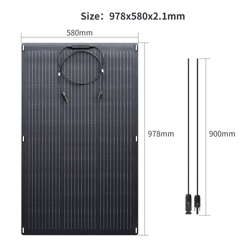 ALLPOWERS Solar Generator Kit 3500W (R3500 + SF100 100W Flexible Solar Panel)