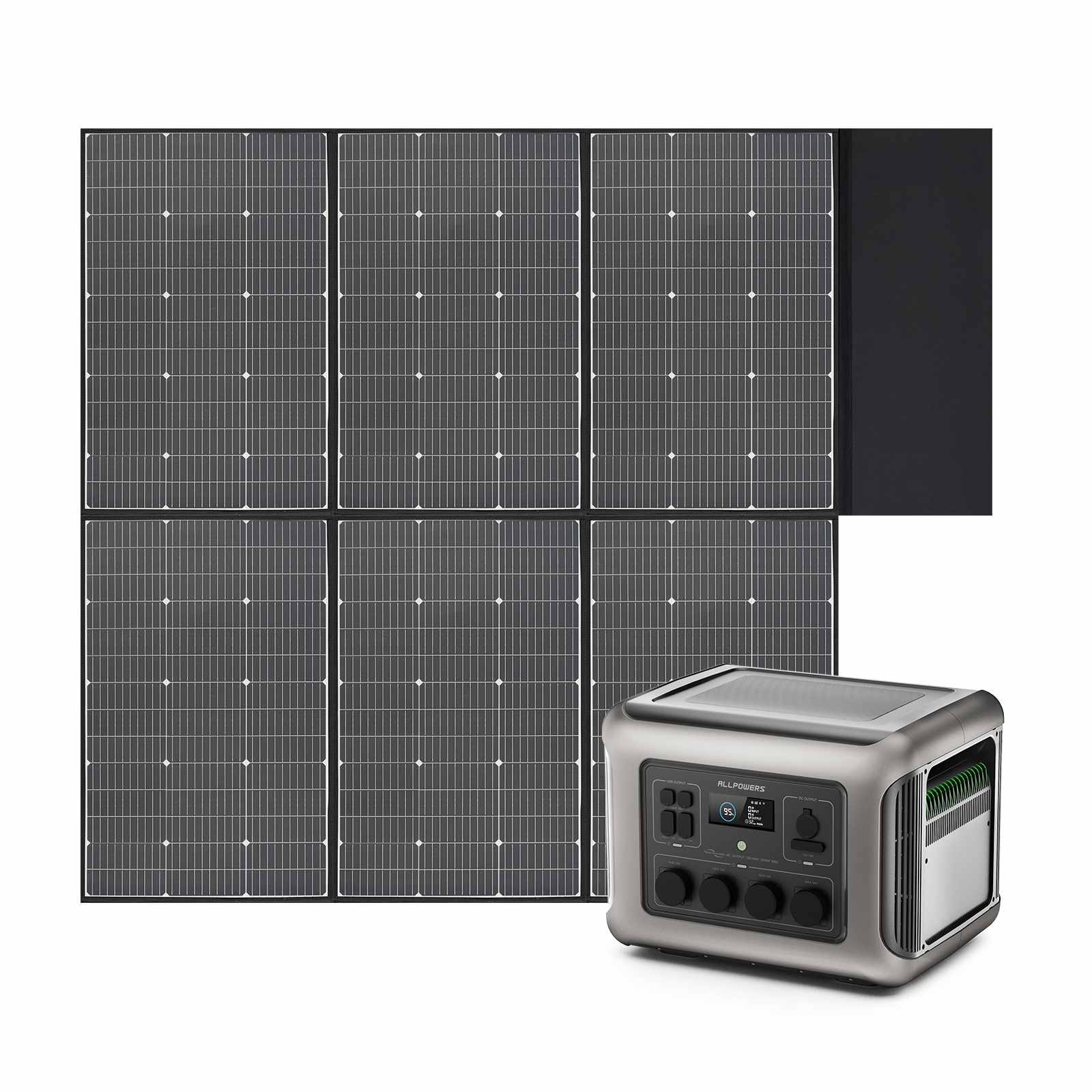 ALLPOWERS Solar Generator Kit 2500W (R2500 + SP039 600W Solar Panel)