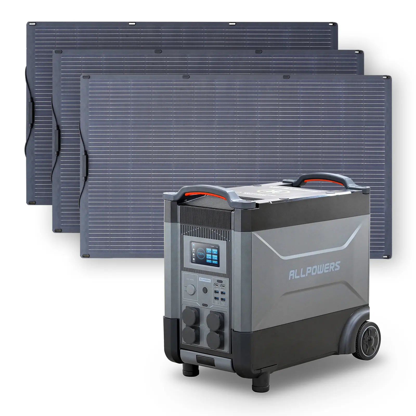 ALLPOWERS Solar Generator Kit 4000W (R4000 + SF200 200W Flexible Solar Panel)