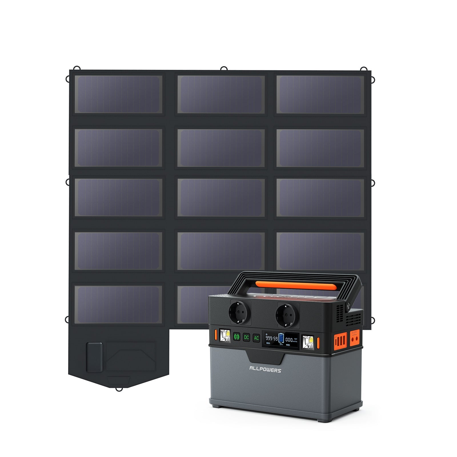 ALLPOWERS S300 Solar Generator Portable Power Station 300W 288Wh with SP012 100W Solar Panel